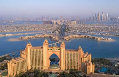 Dubai Gold Street near Gold Souk Deira