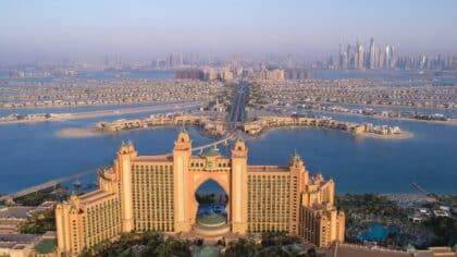 Dubai Gold Street near Gold Souk Deira