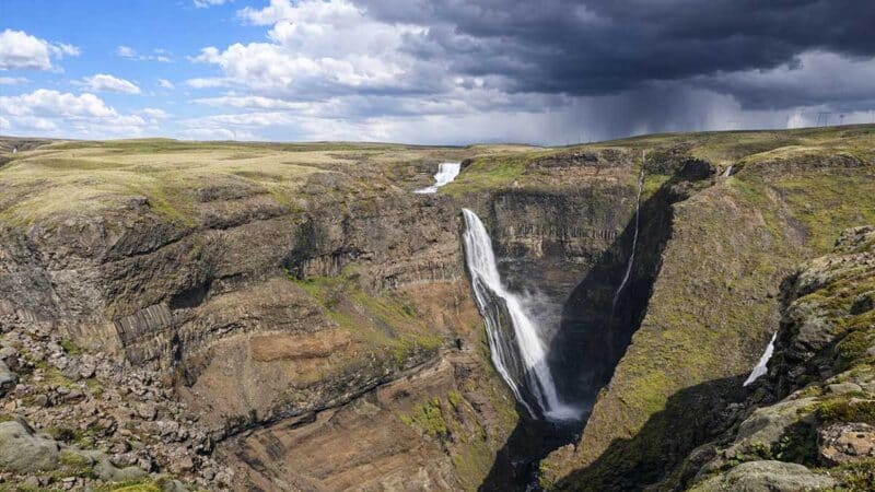 Haifoss waterfall Iceland