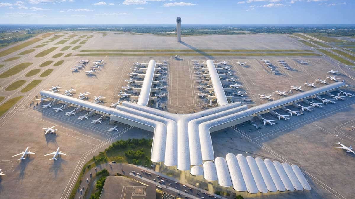 Port Polska mega airport Poland 2032