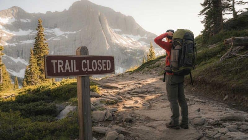 hiking trail closures in Europe 2026