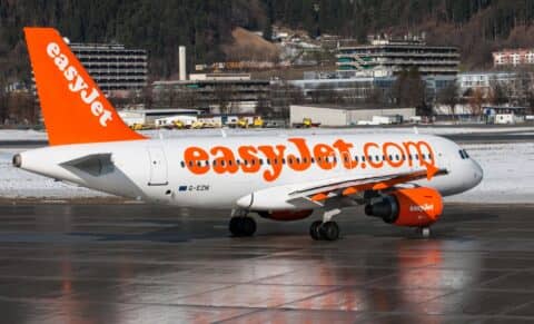Avion de la compagnie aérienne easyJet
