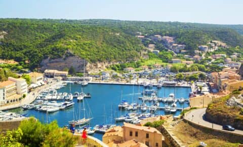 Le port de Bonifacio, Corse