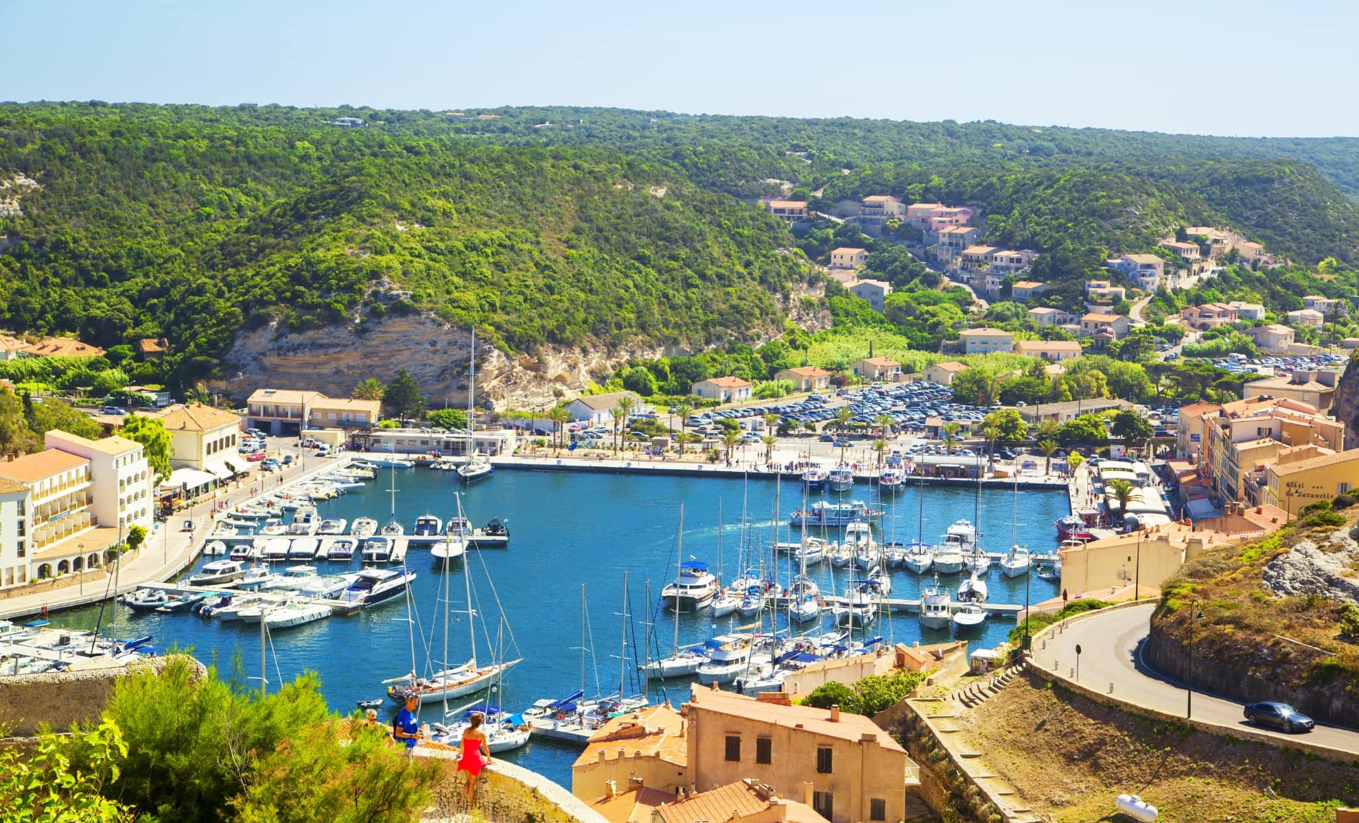 Le port de Bonifacio, Corse