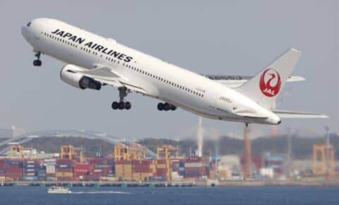 Avion de la compagnie aérienne Japan Airlines