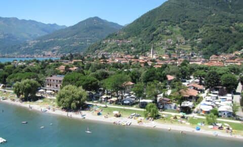 Camping Gardenia, lac de Côme, Italie