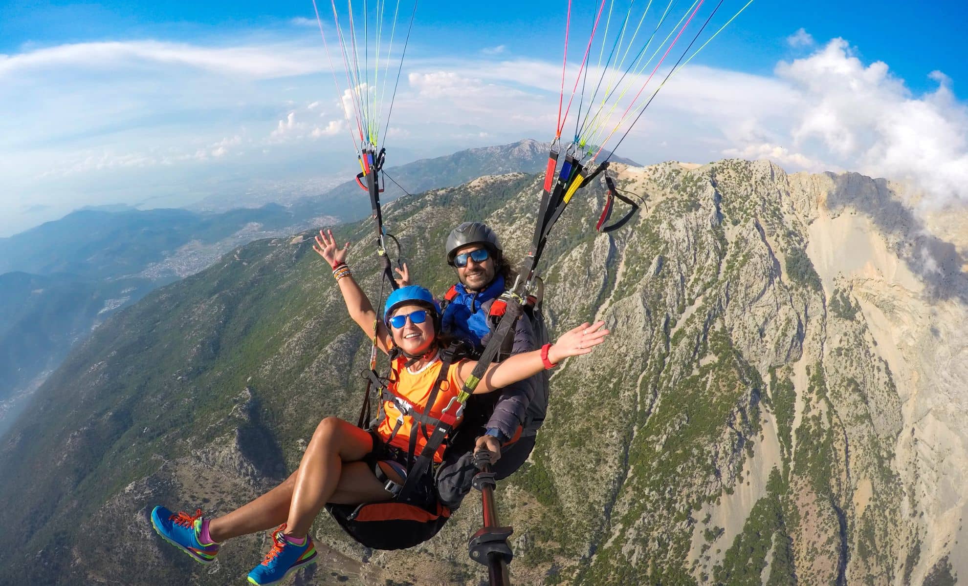 Experience de parapente en couple