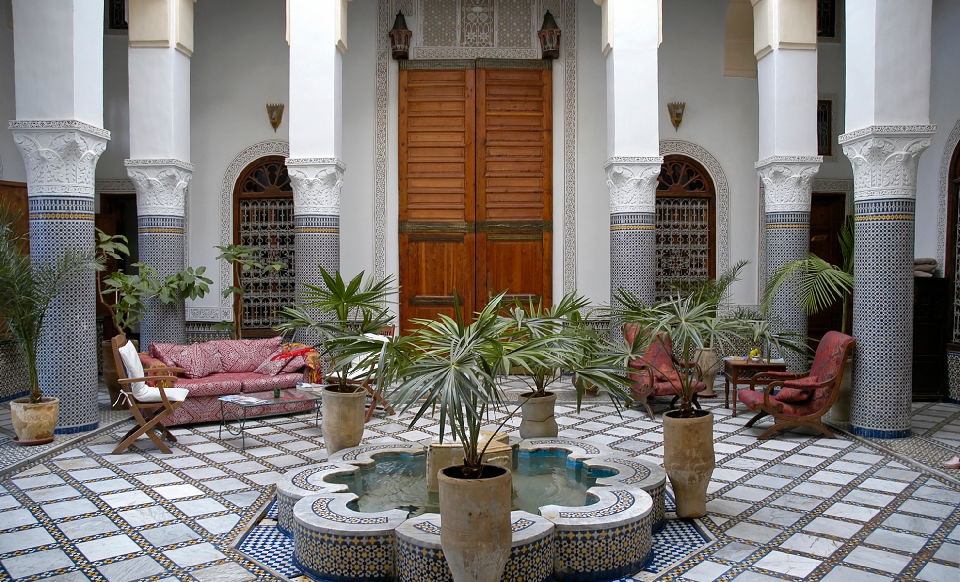 un riad à Marrakech au Maroc