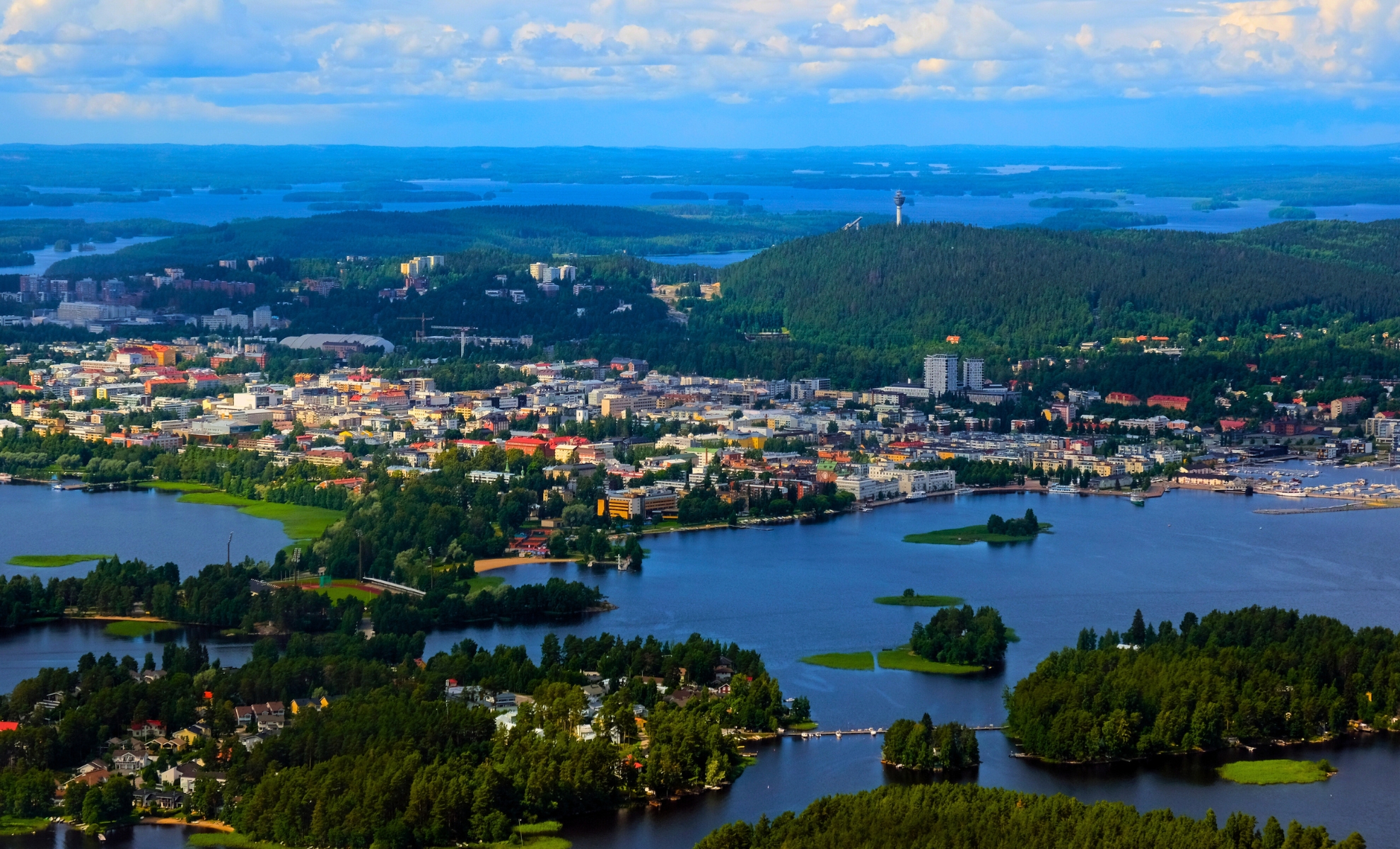 Kuopio en Finlande