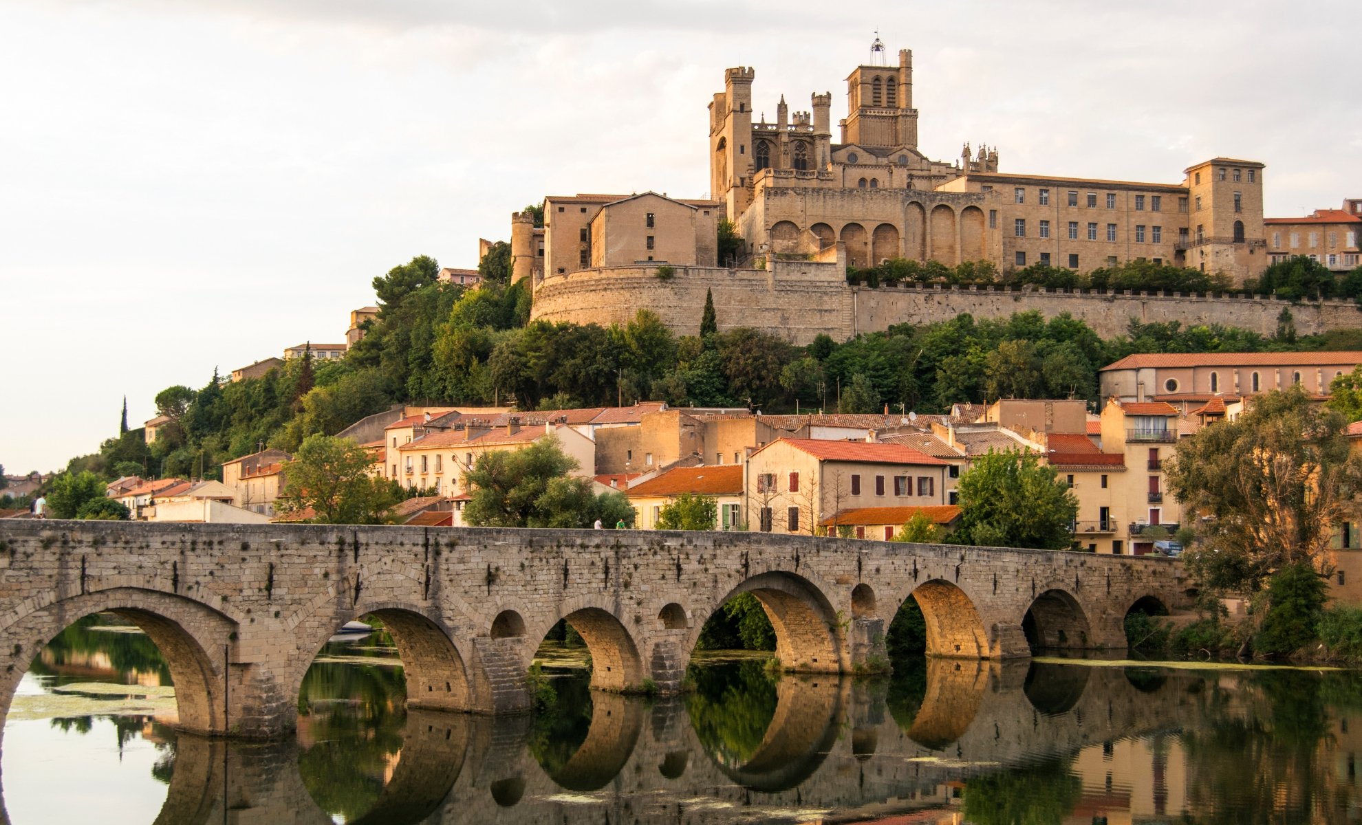 La ville de Béziers en France