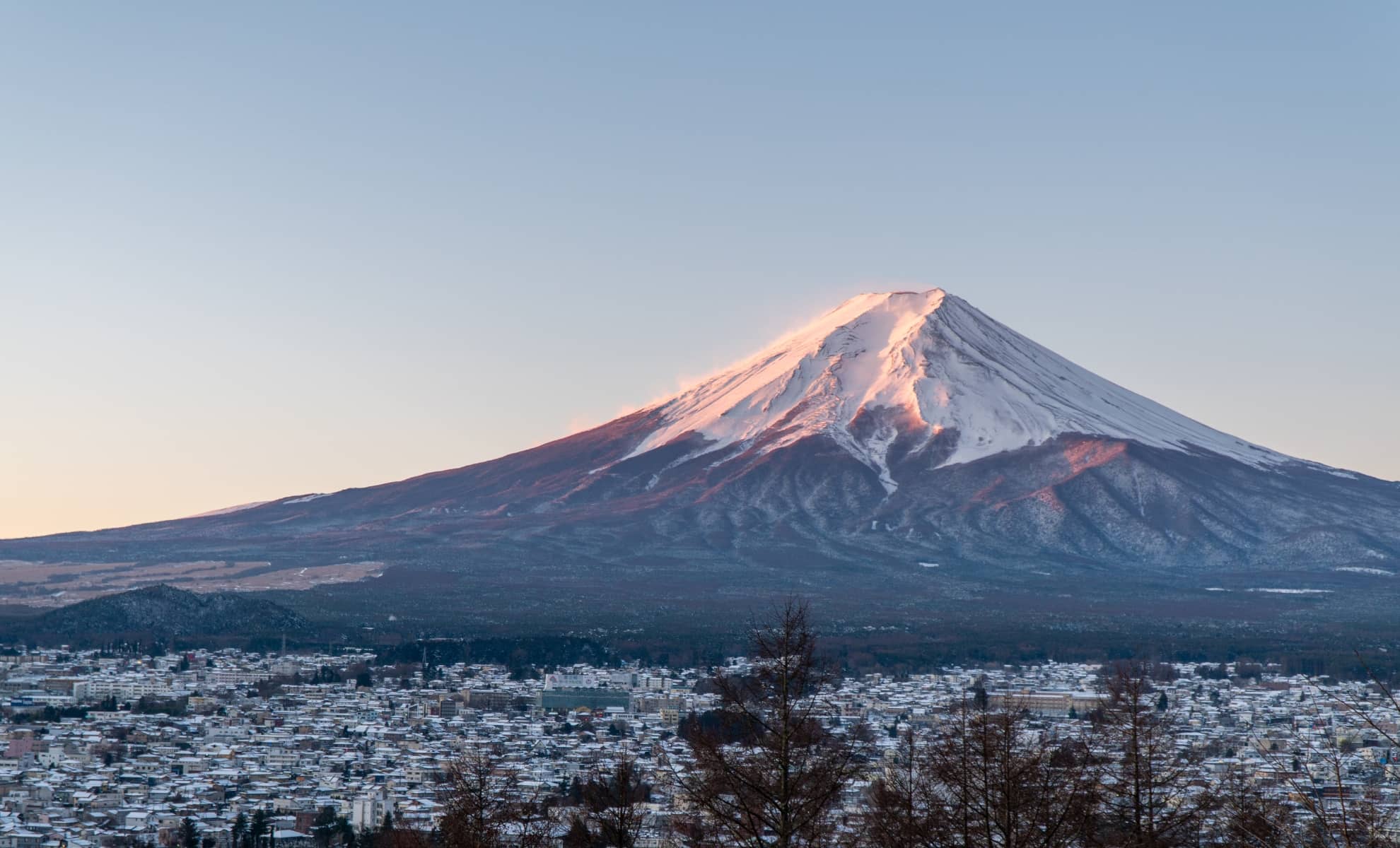 Le mont Fuji au Japon