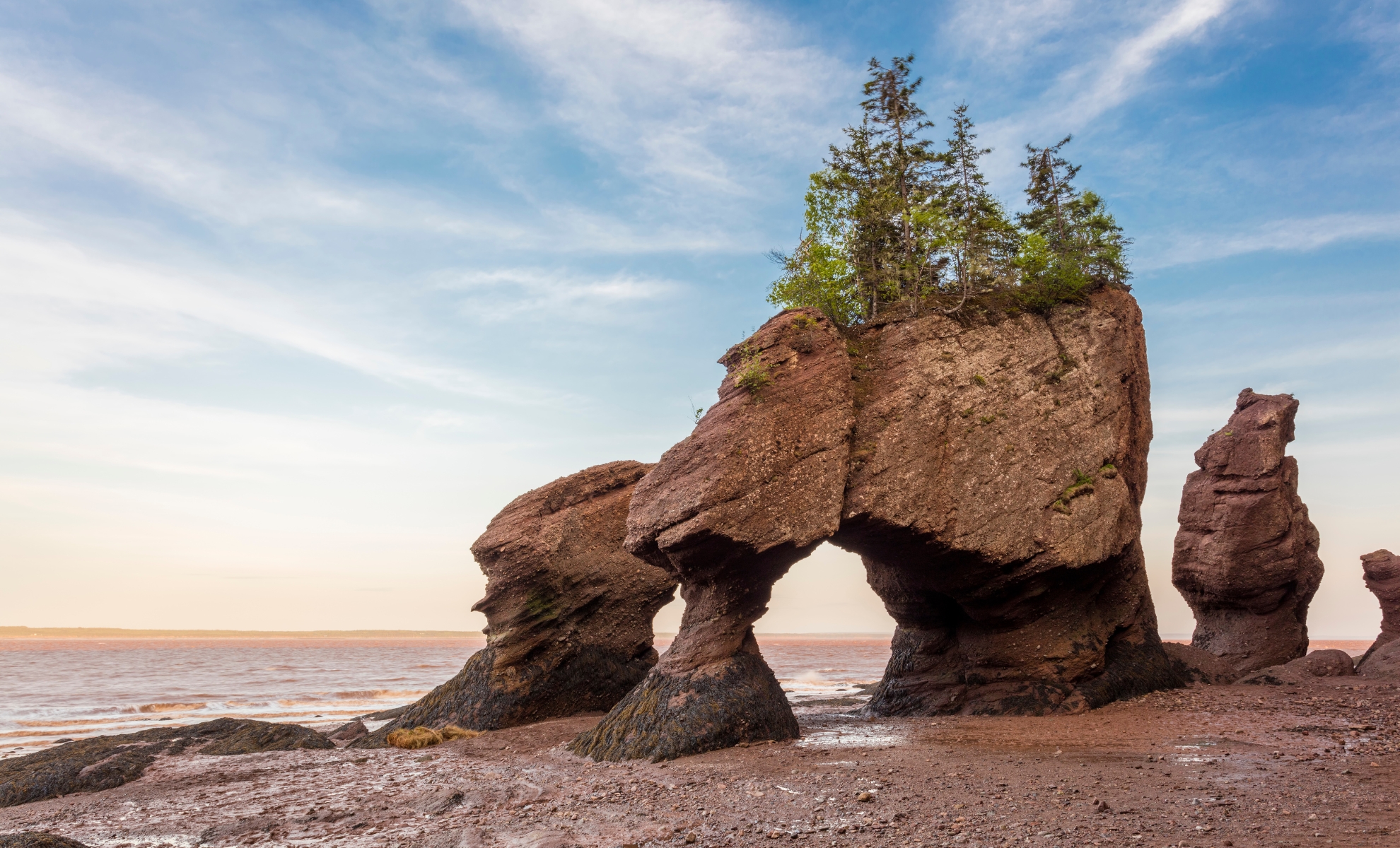 Les rochers Hopewell, Saint-John au Canada