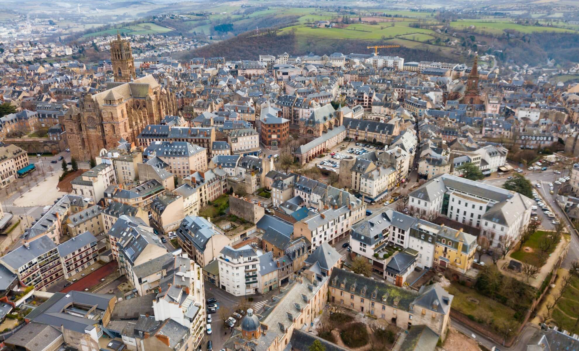 Rodez en France