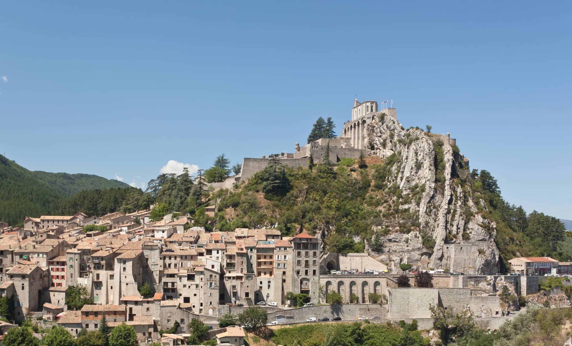 Sisteron en France