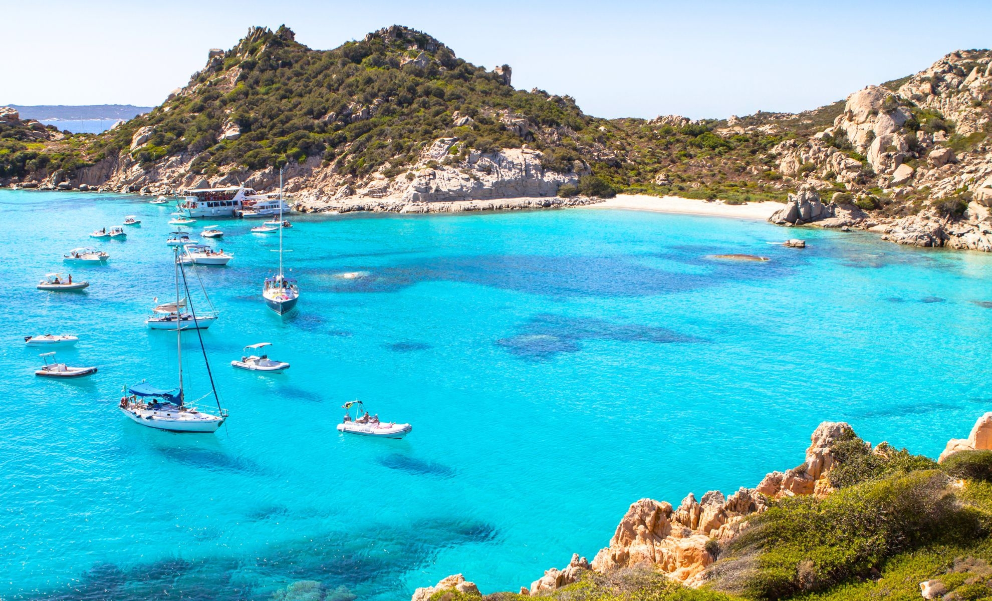 La Cala Corsara en Sardaigne, Italie