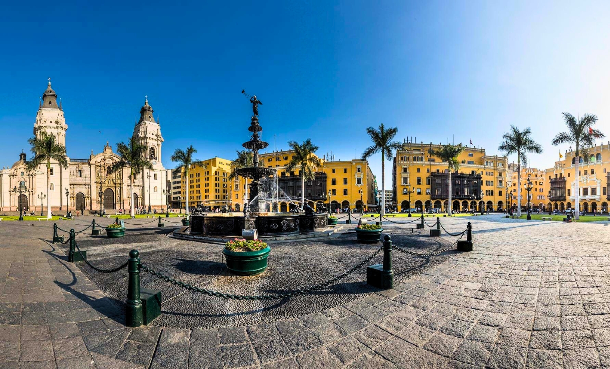 La Plaza Mayor, Lima au Pérou