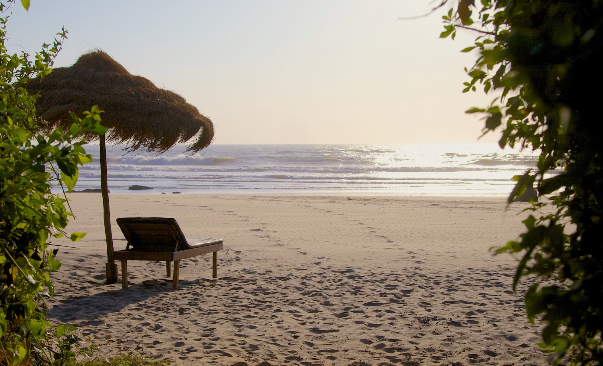 La plage d'Ashvem, Mandrem, Goa