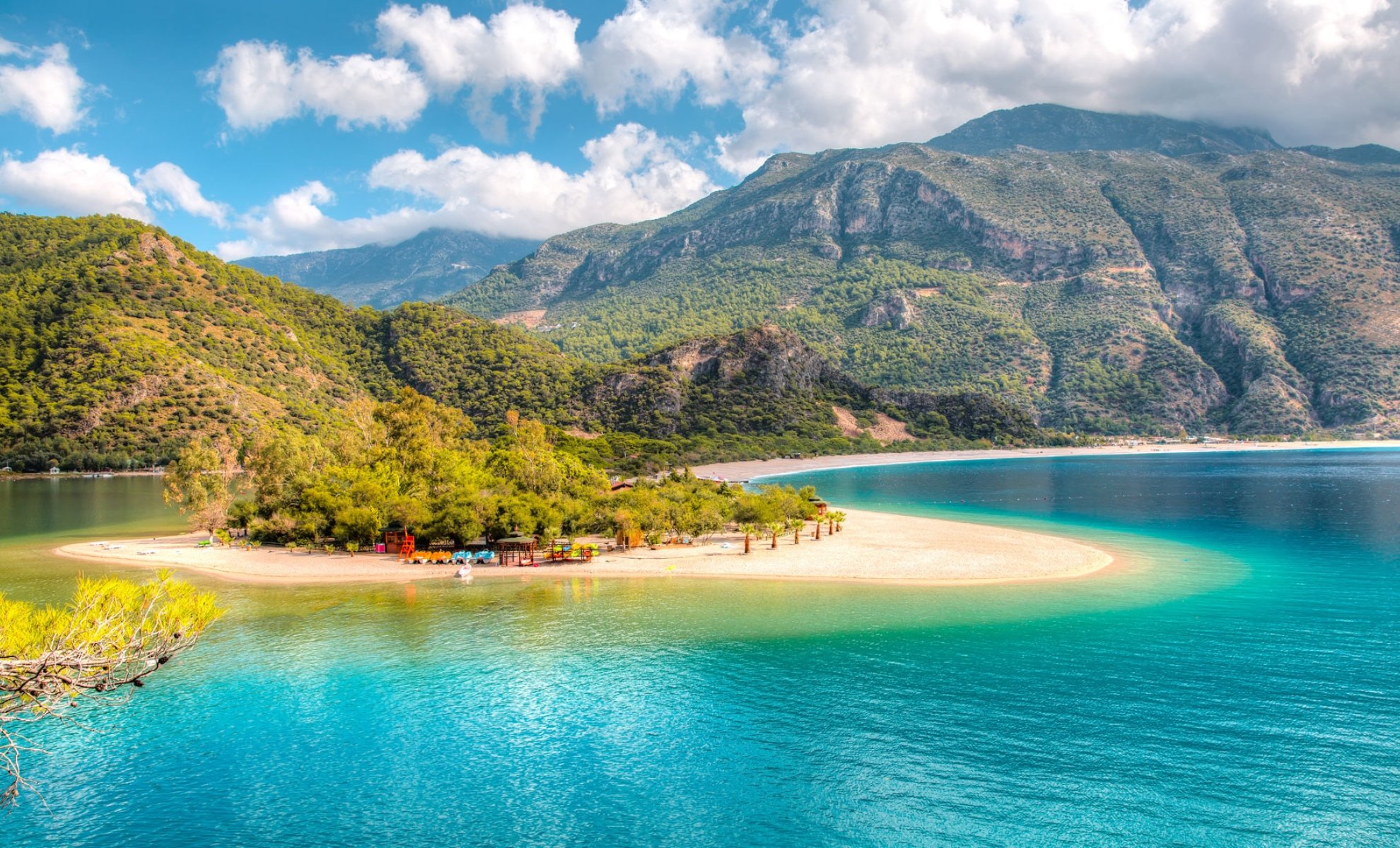 La plage du lagon bleu d'Ölüdeniz, Turquie