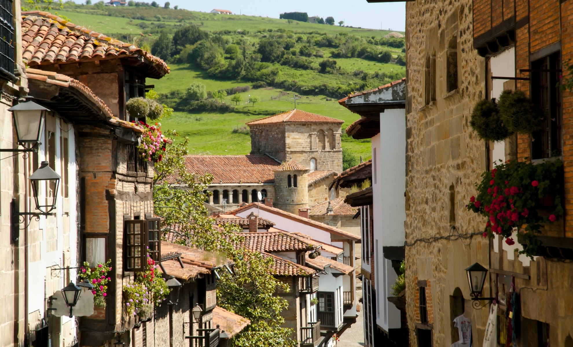 Le village Santillana del Mar en Espagne