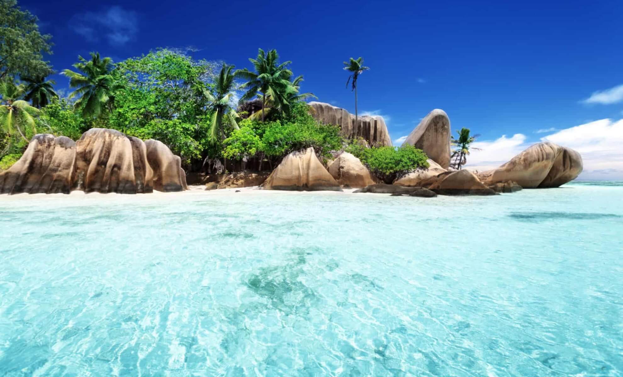 La plage Anse Source d'Argent aux Seychelles