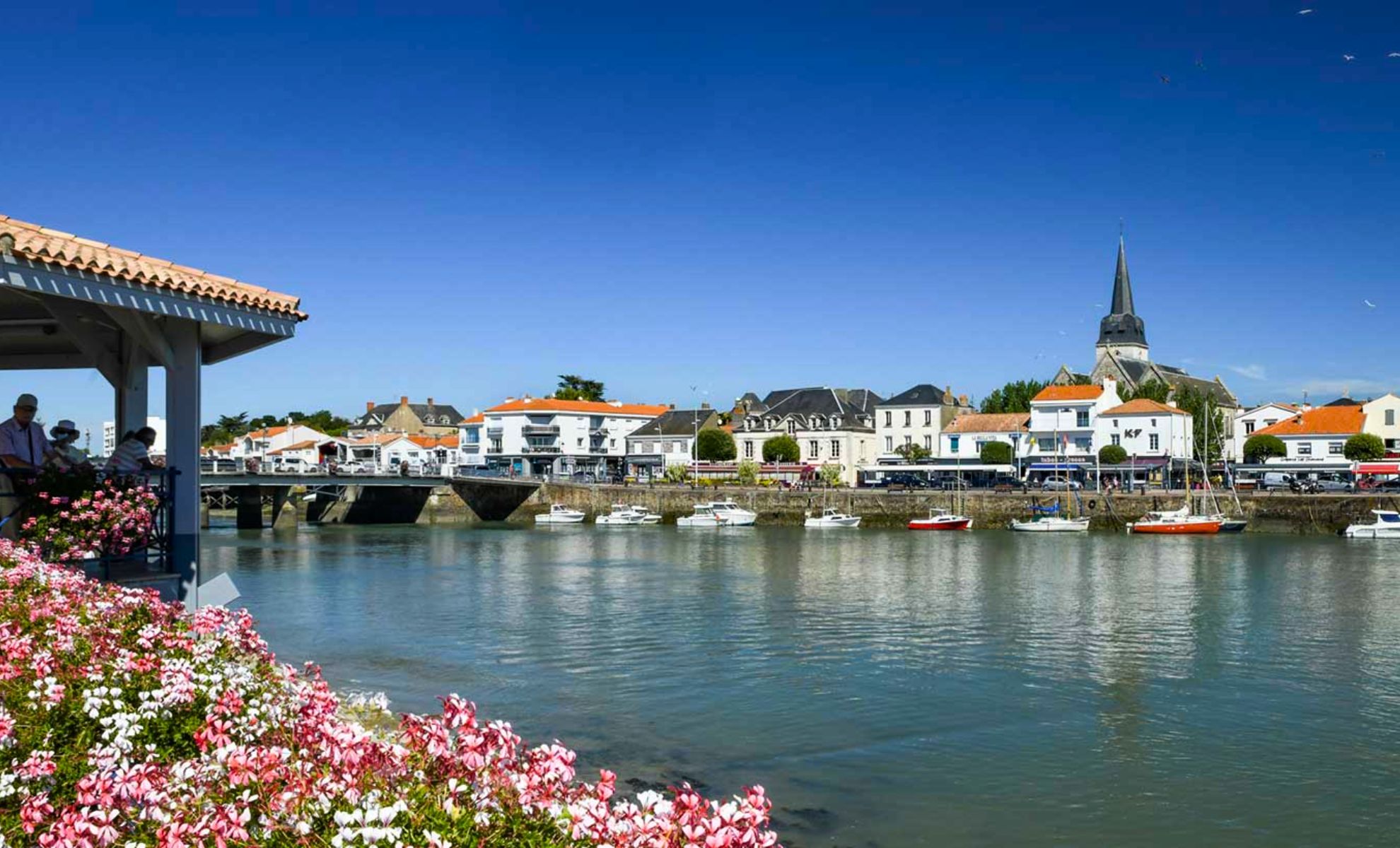 La station balnéaire Saint-Gilles-Croix-de-Vie, France