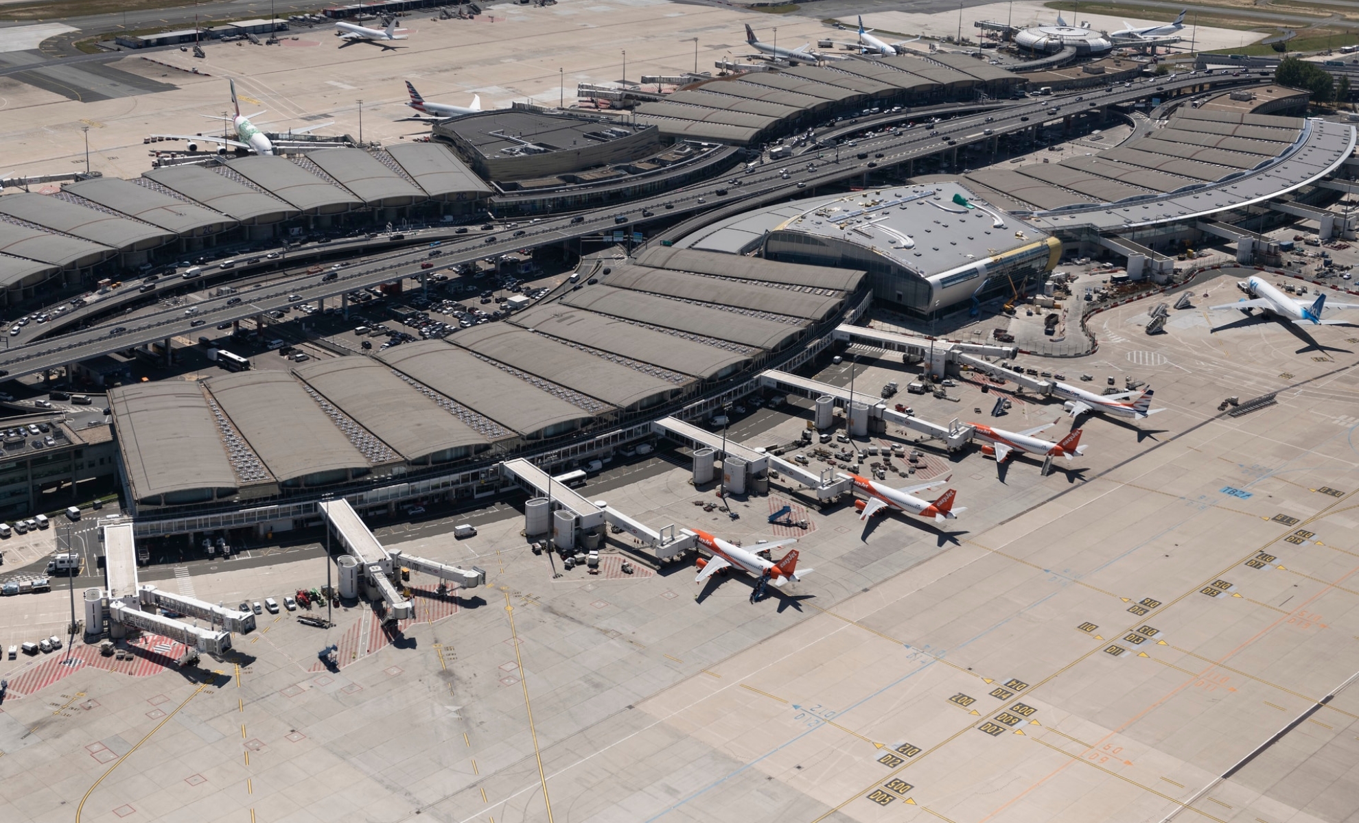L'aéroport de Paris-Charles-de-Gaulle, Paris, France