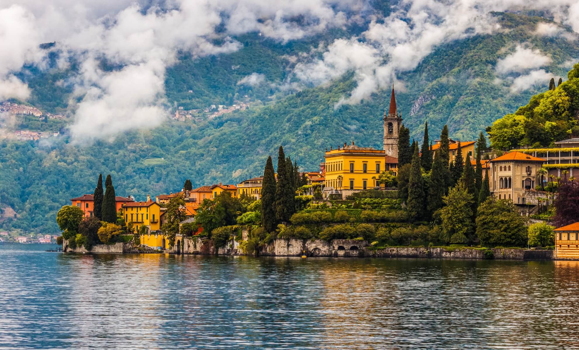 Le lac de Côme, Italie
