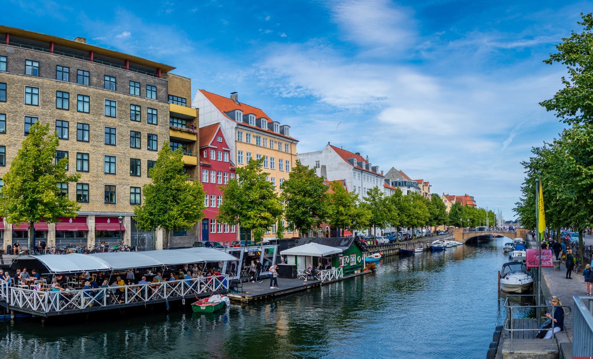 Le quartier de Christianshavn, Copenhague au Danemark