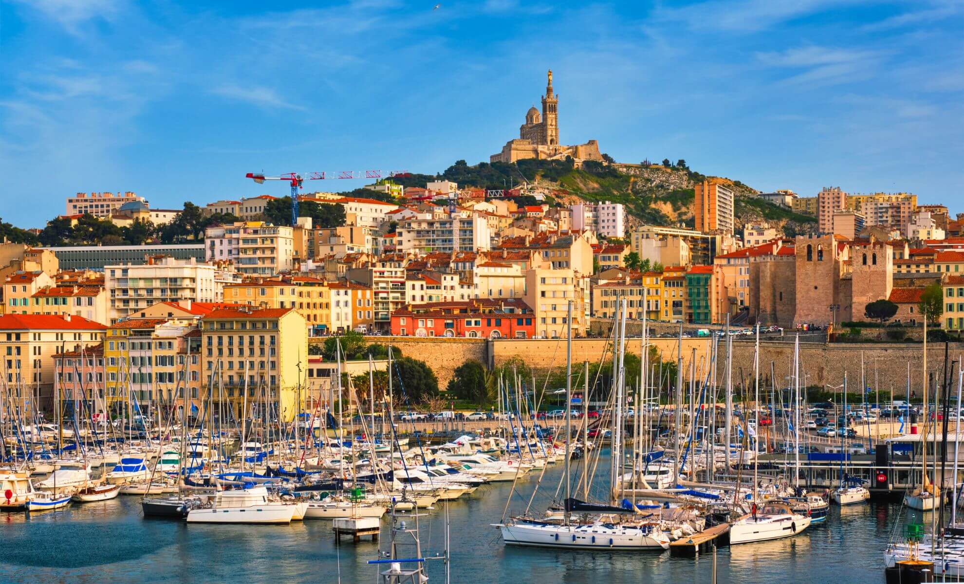 Le vieux port de Marseille, France