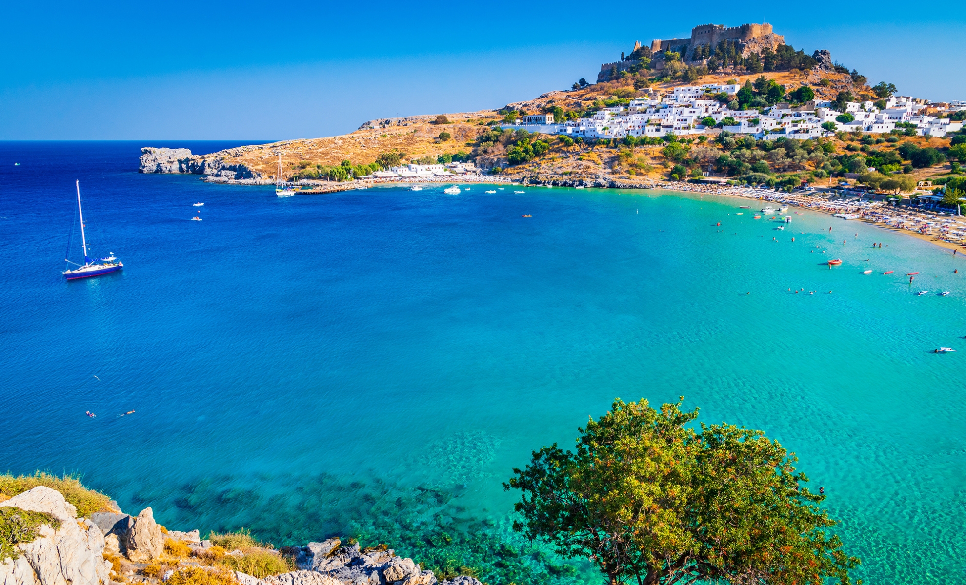 Rhodes, île de l'archipel grec