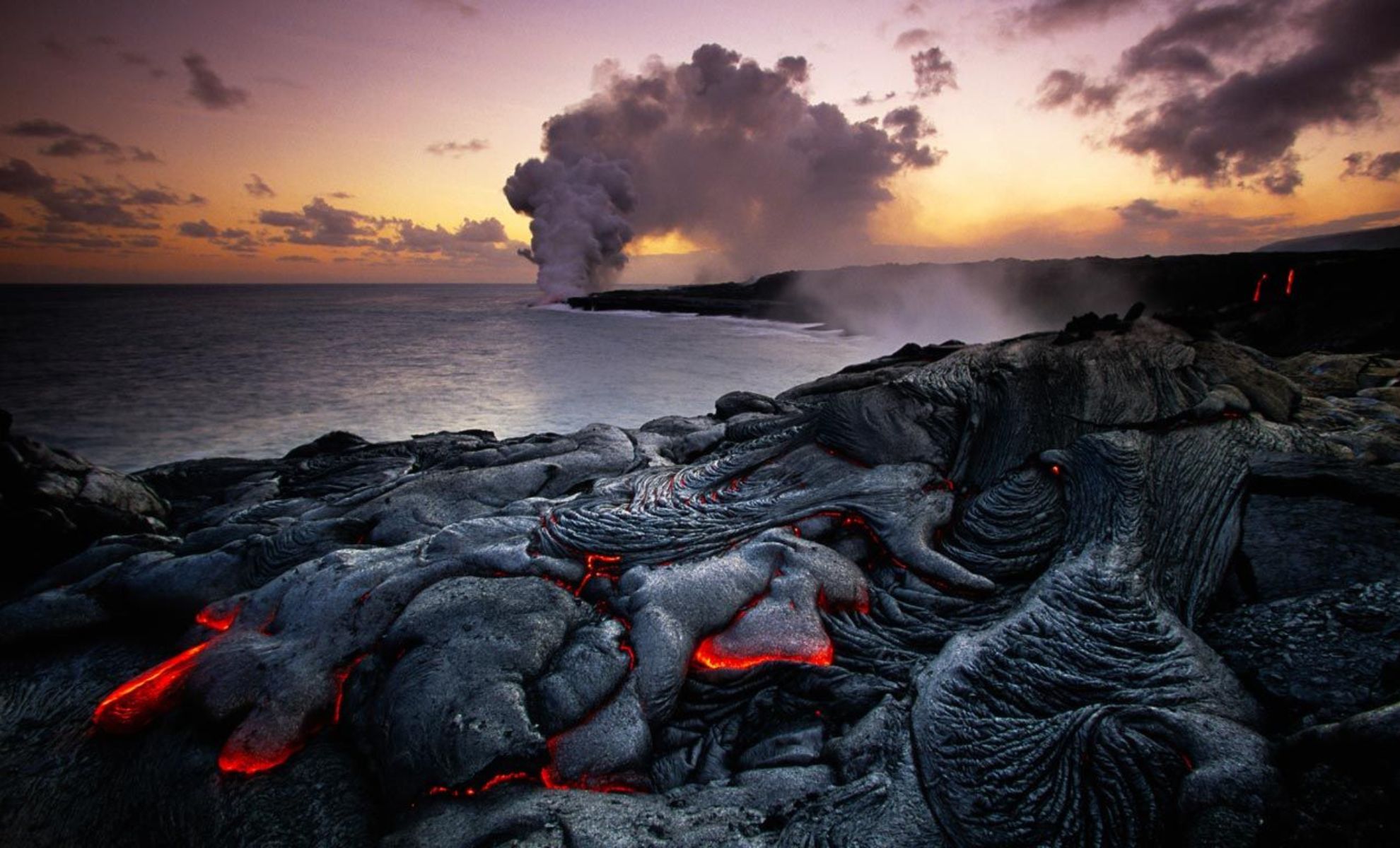 La parc national des volcans d'Hawaï