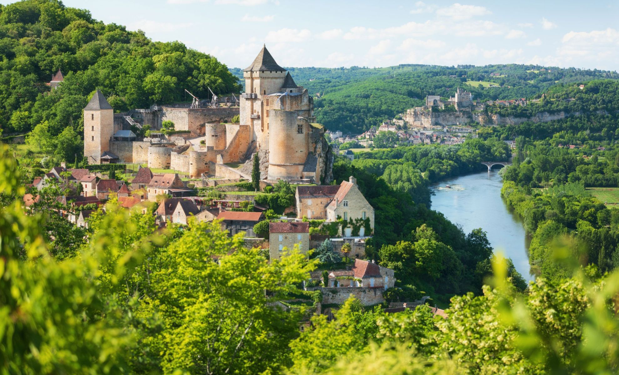 La vallée de la Dordogne, Occitanie en France