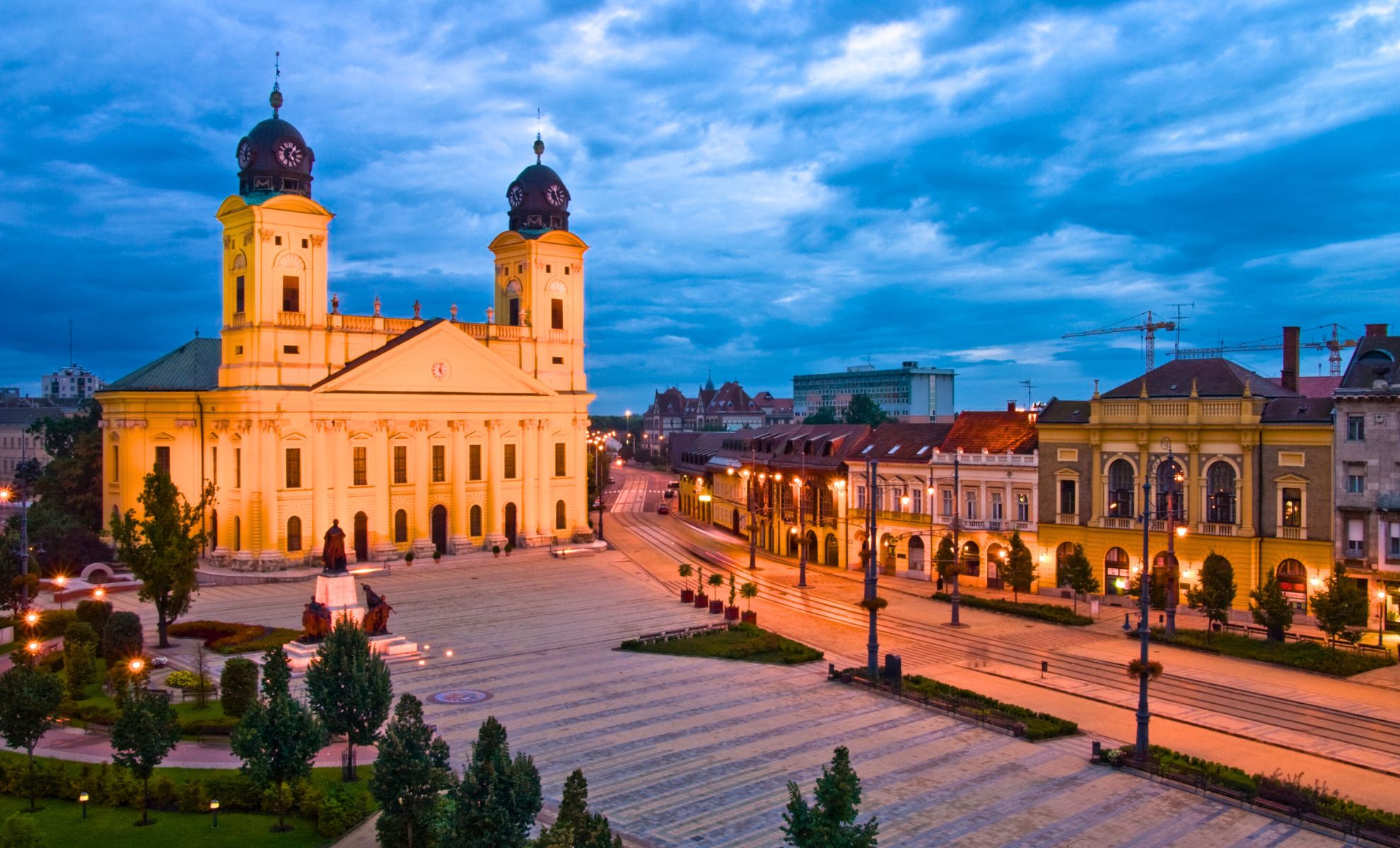 La ville de Debrecen en Hongrie