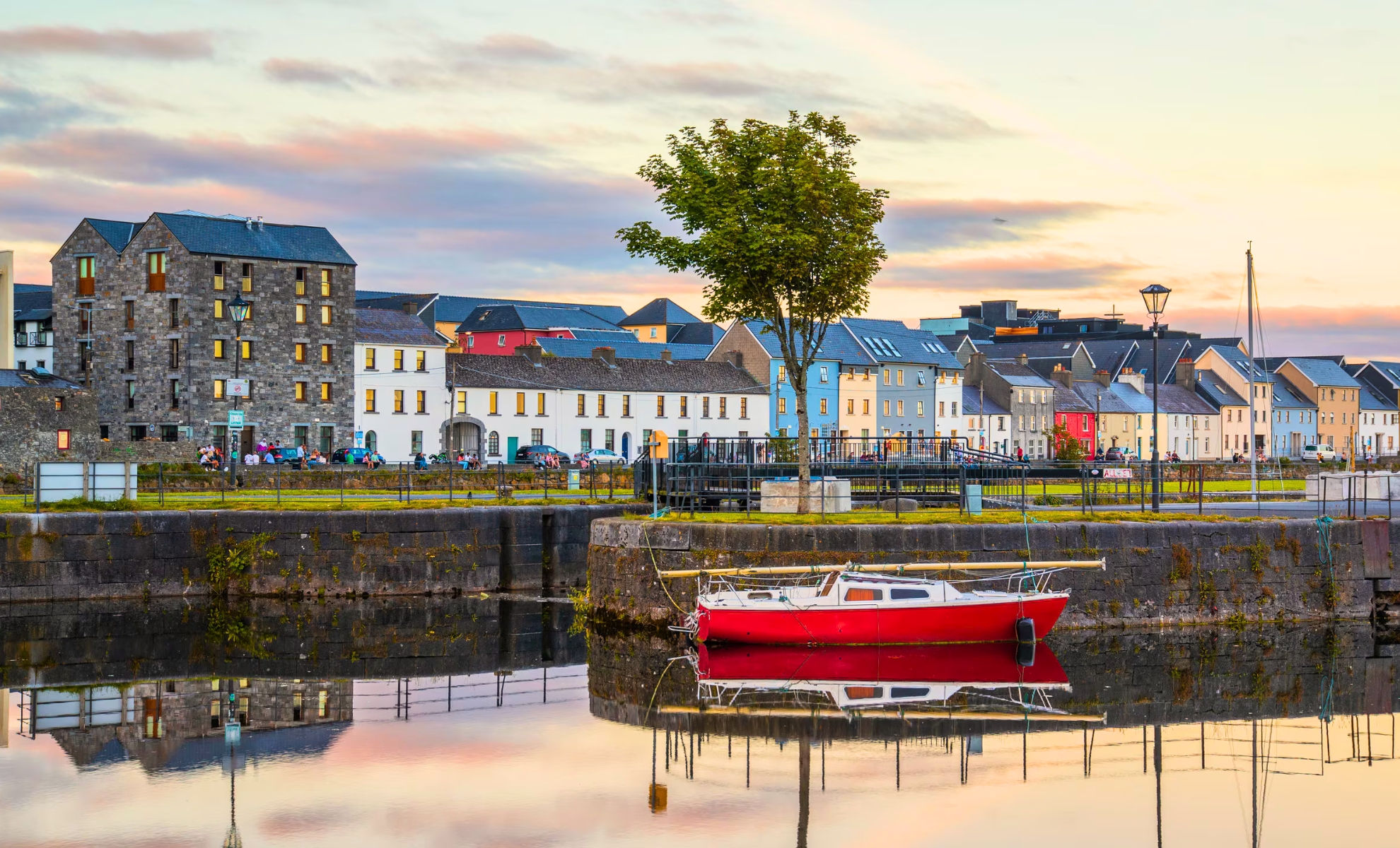 La ville de Galway en Irlande