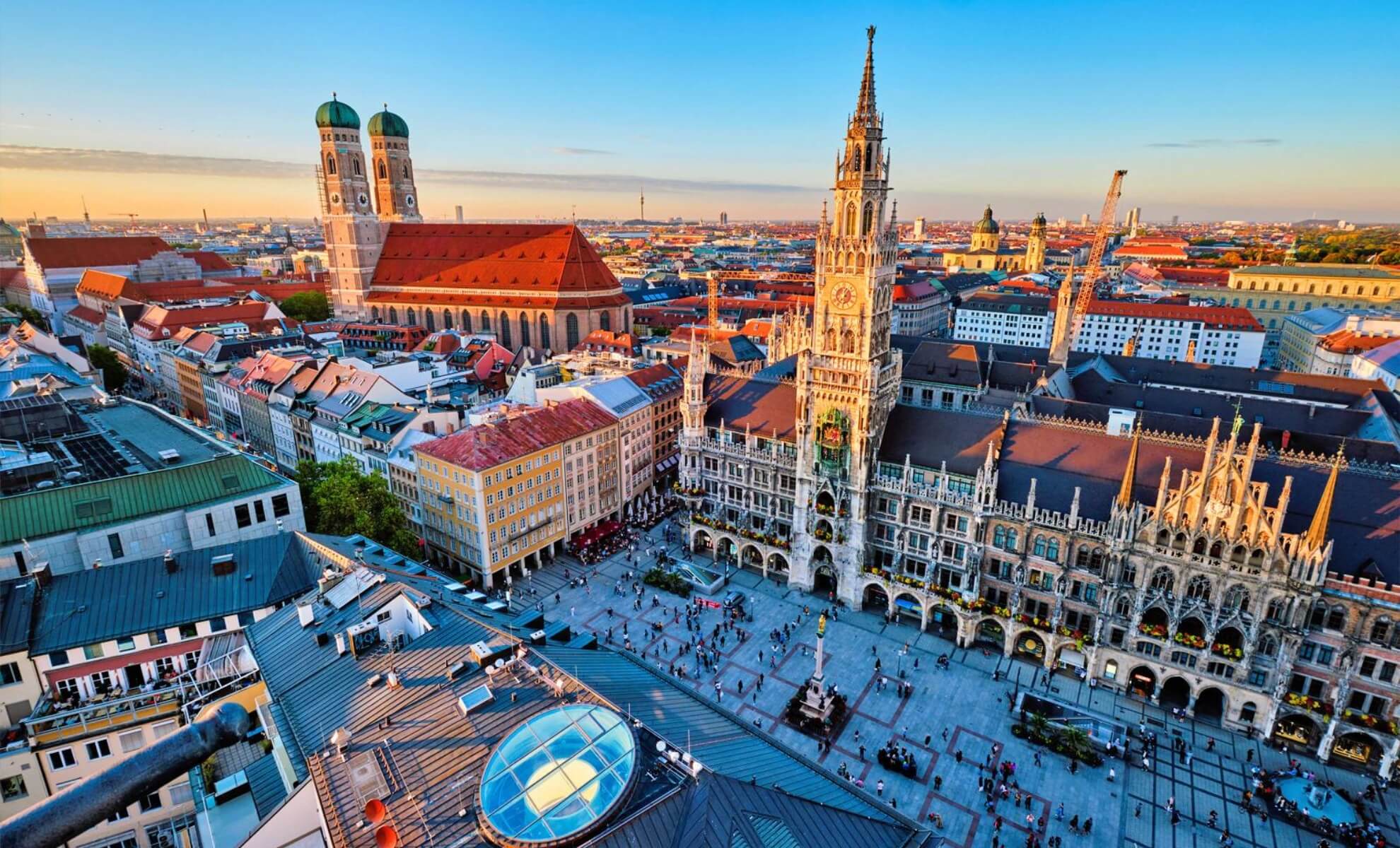 La ville de Munich en Allemagne
