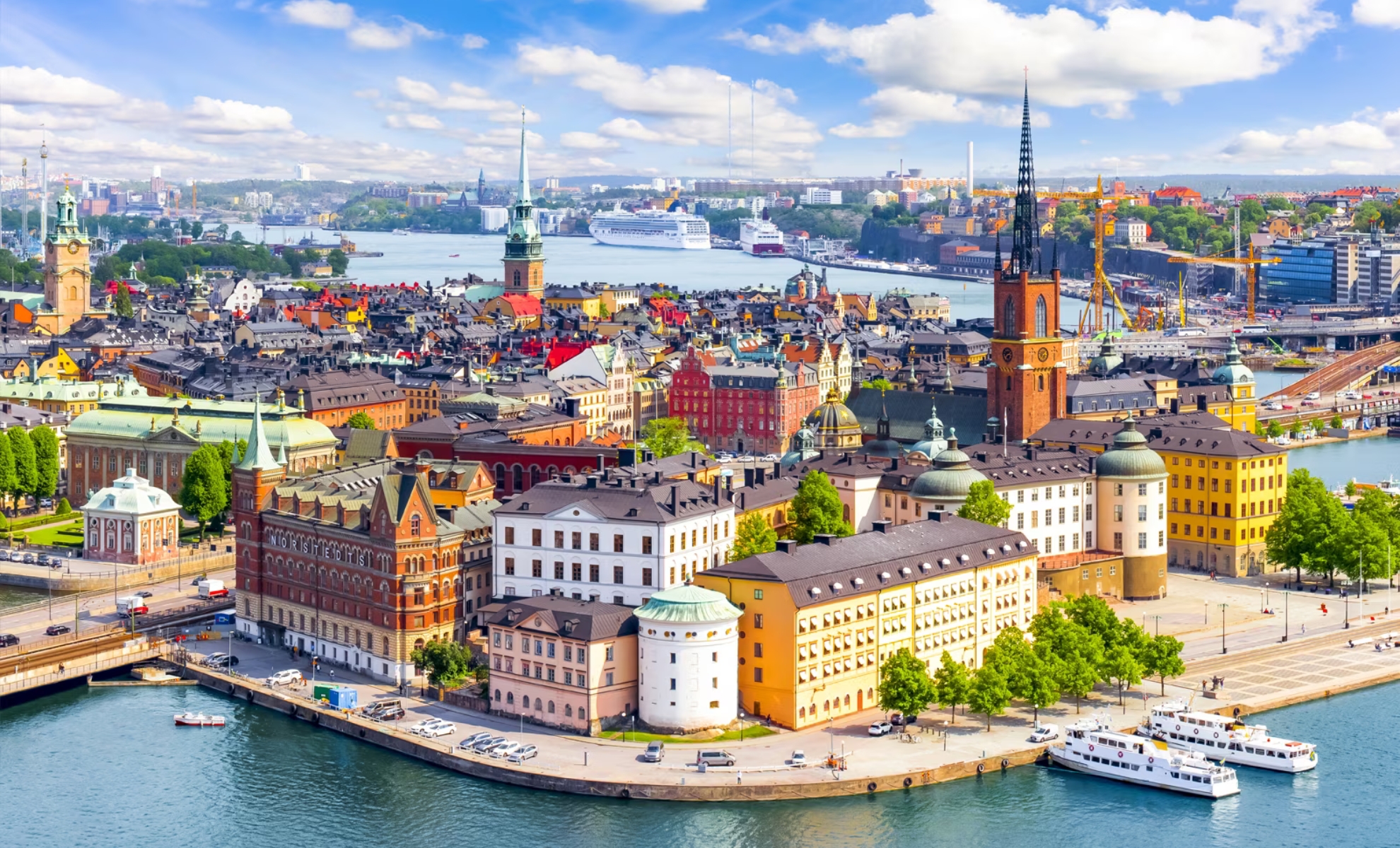 La ville de Stockholm en Suède