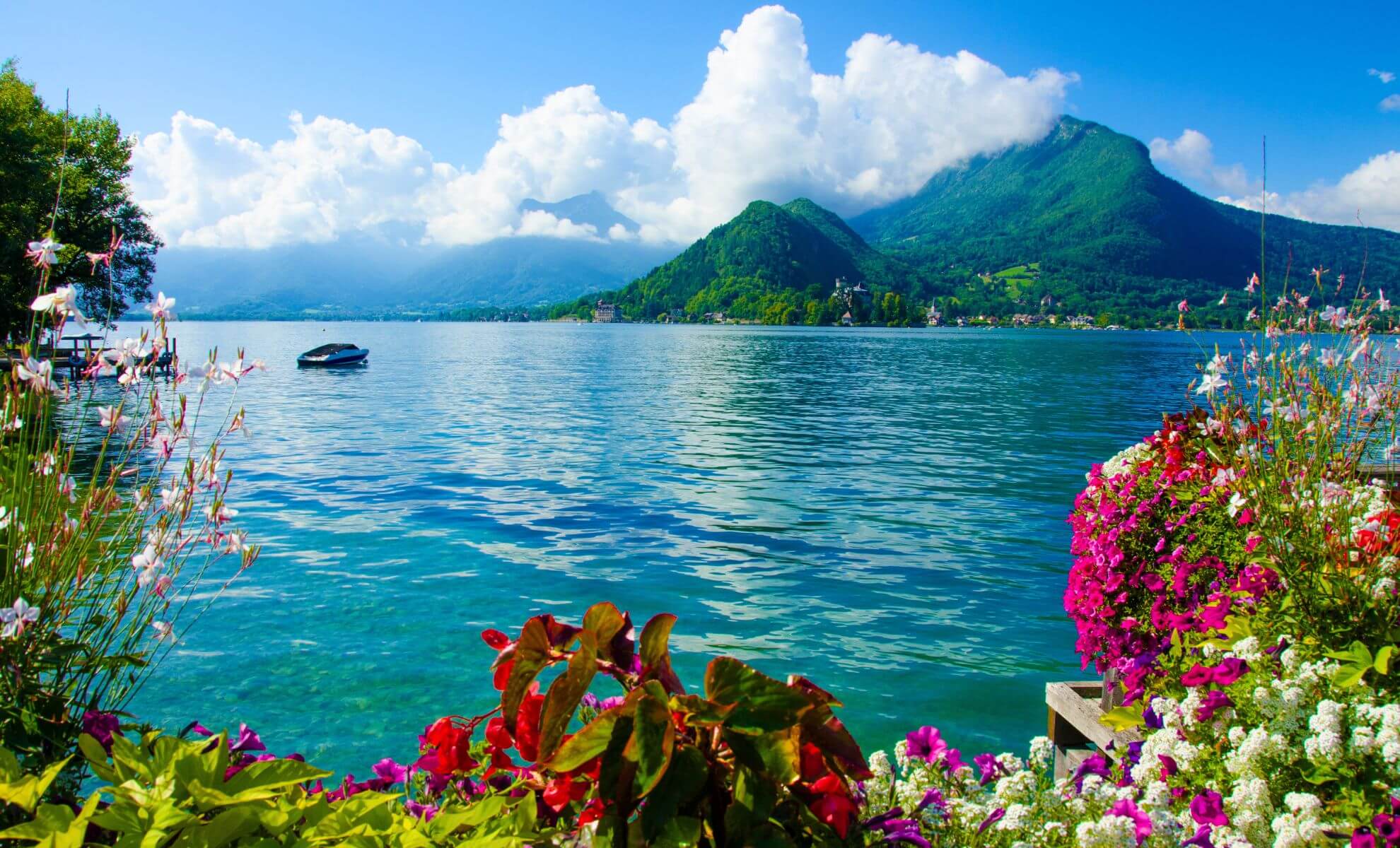 Le lac d’Annecy, France