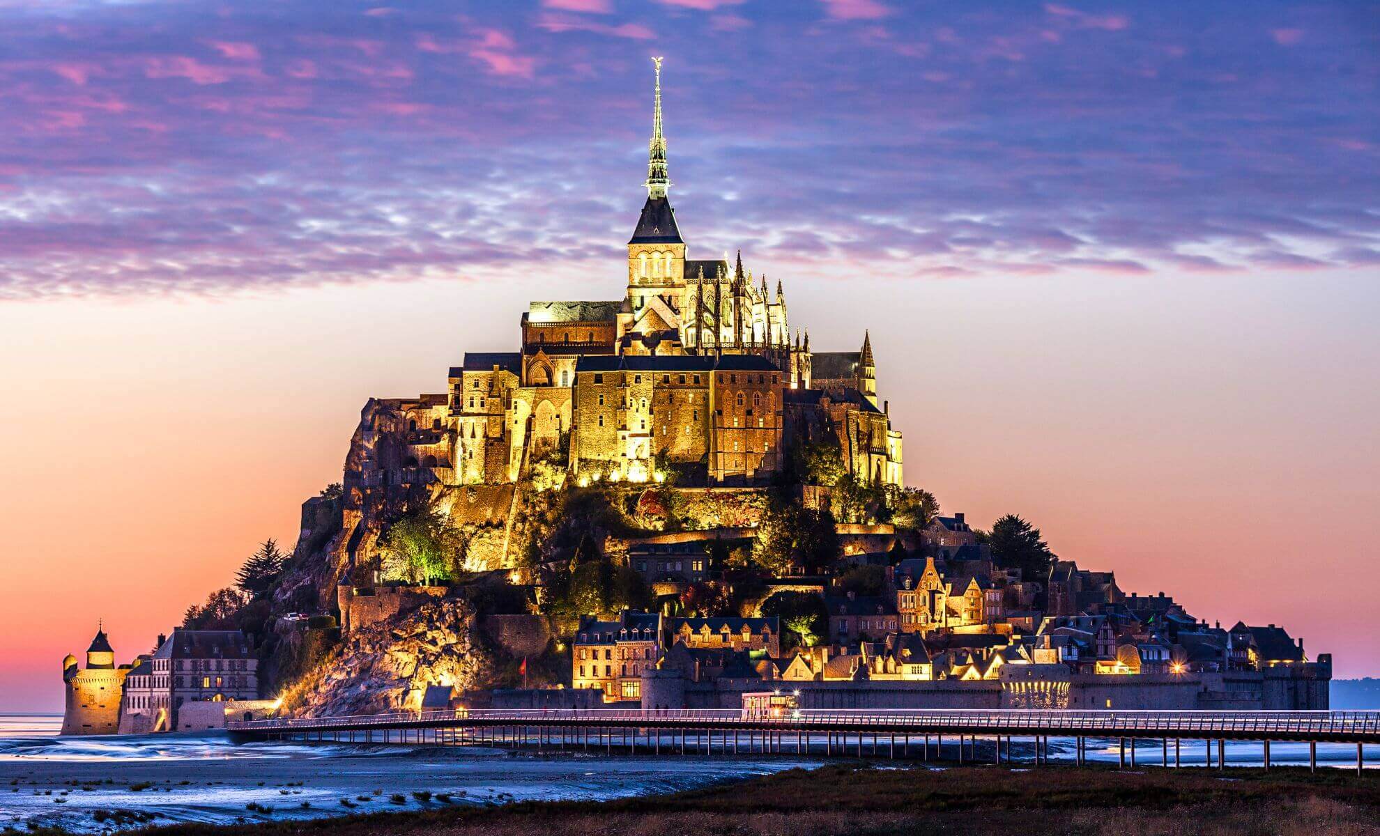 Le mont Saint-Michel en France pour un séjour romantique