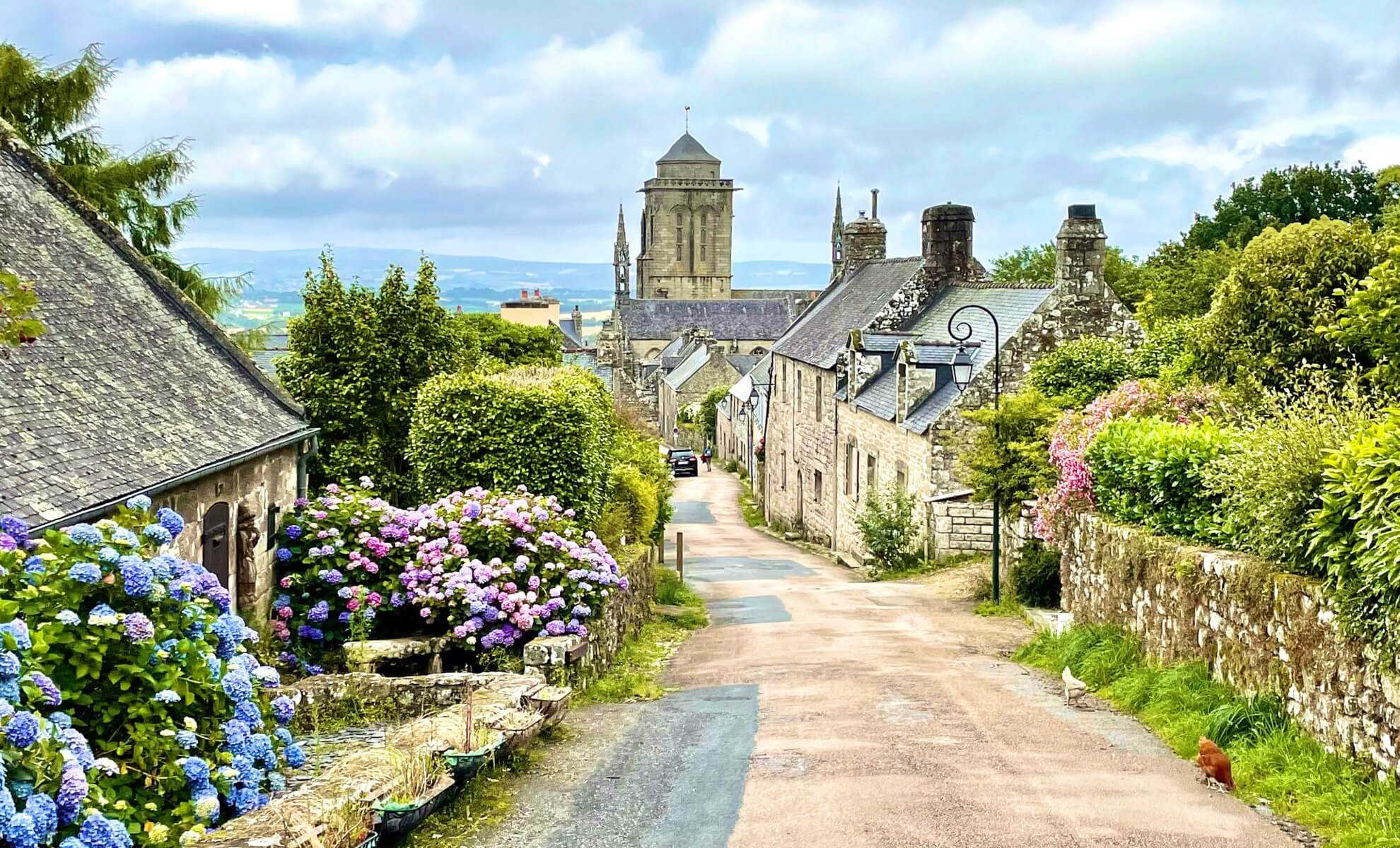 Le village de Locronan en Bretagne, France