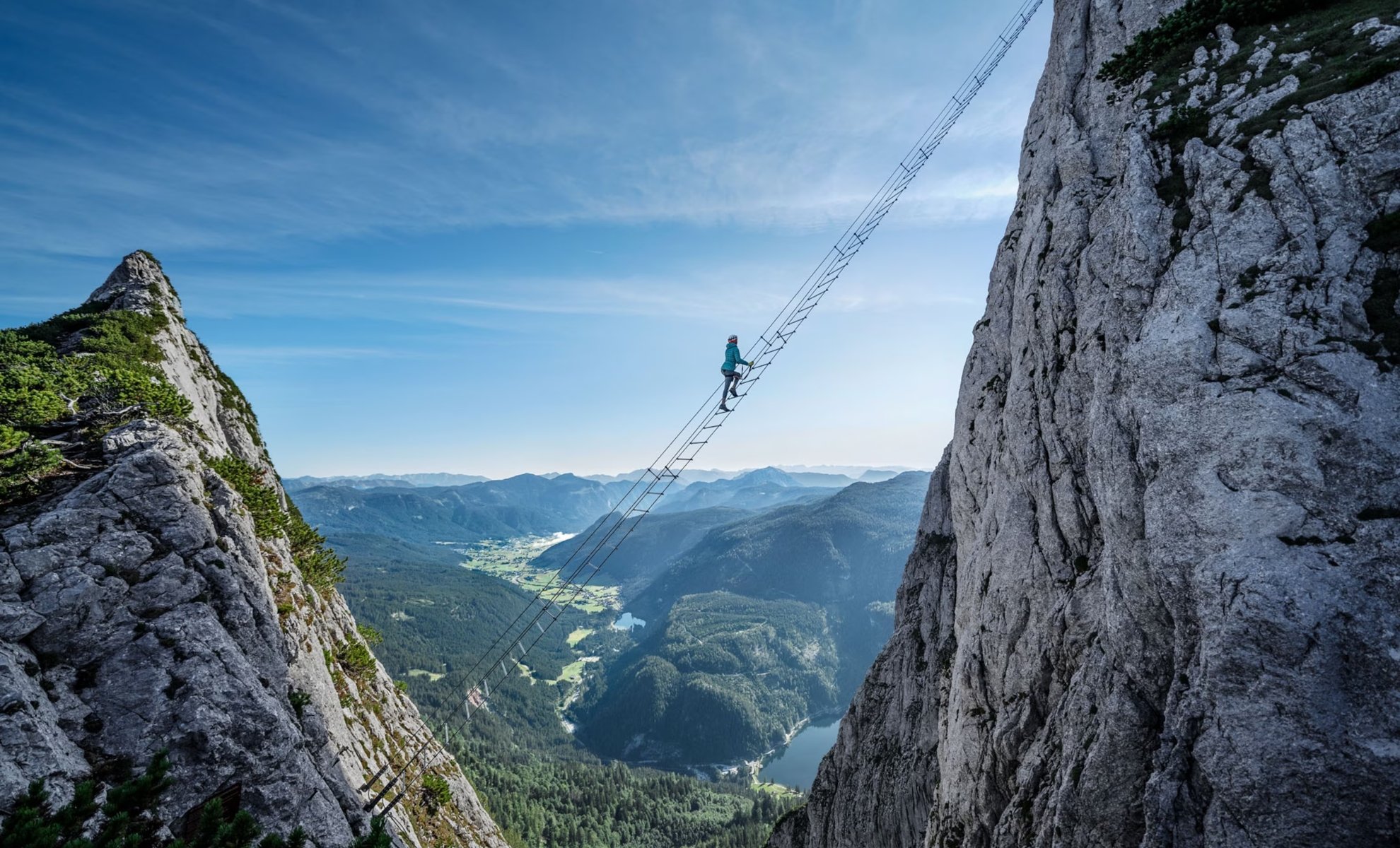 Stairway to Heaven, Via Ferrata Donnerkogel, Autriche