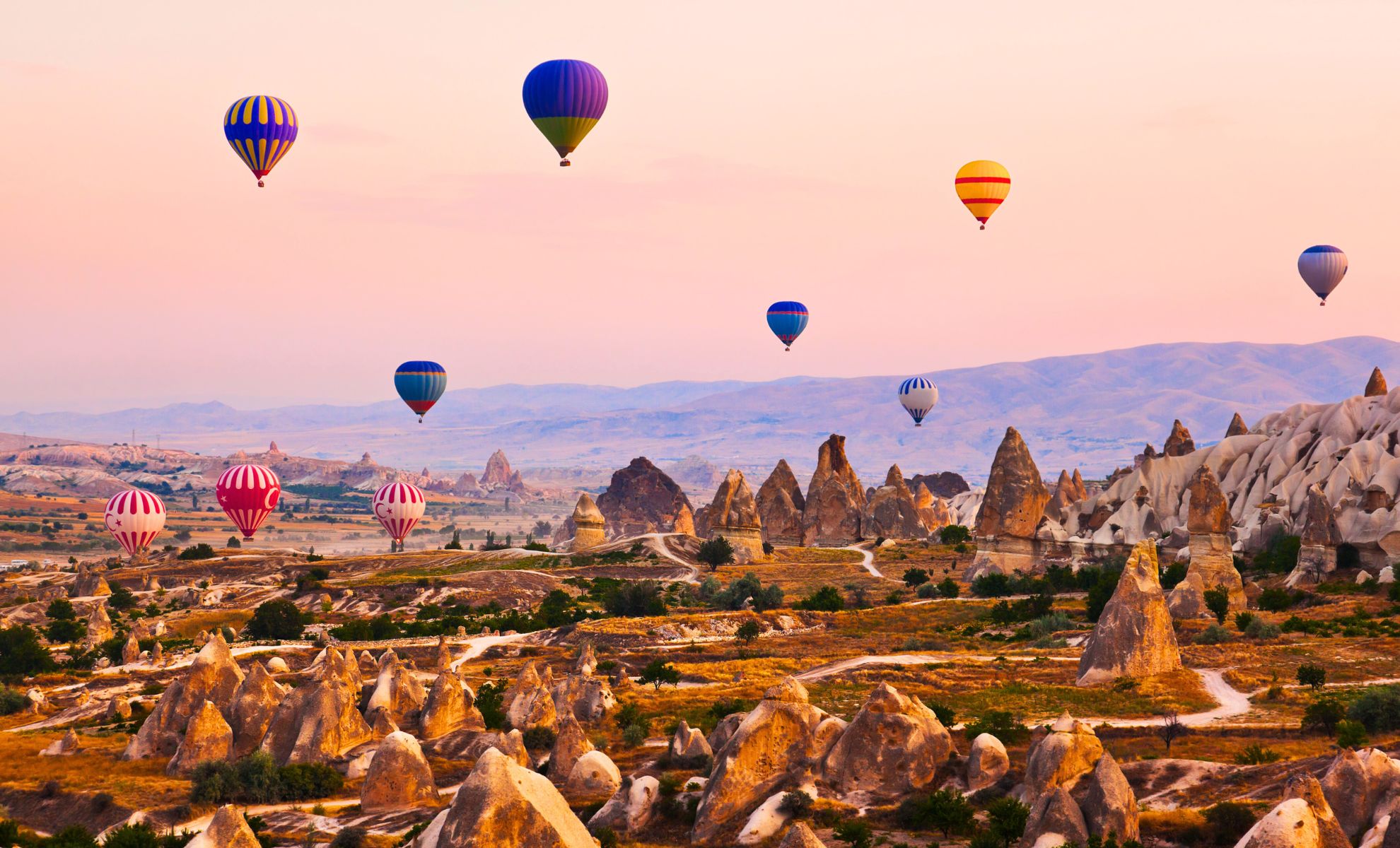 Vol en montgolfière à Cappadoce,Turquie