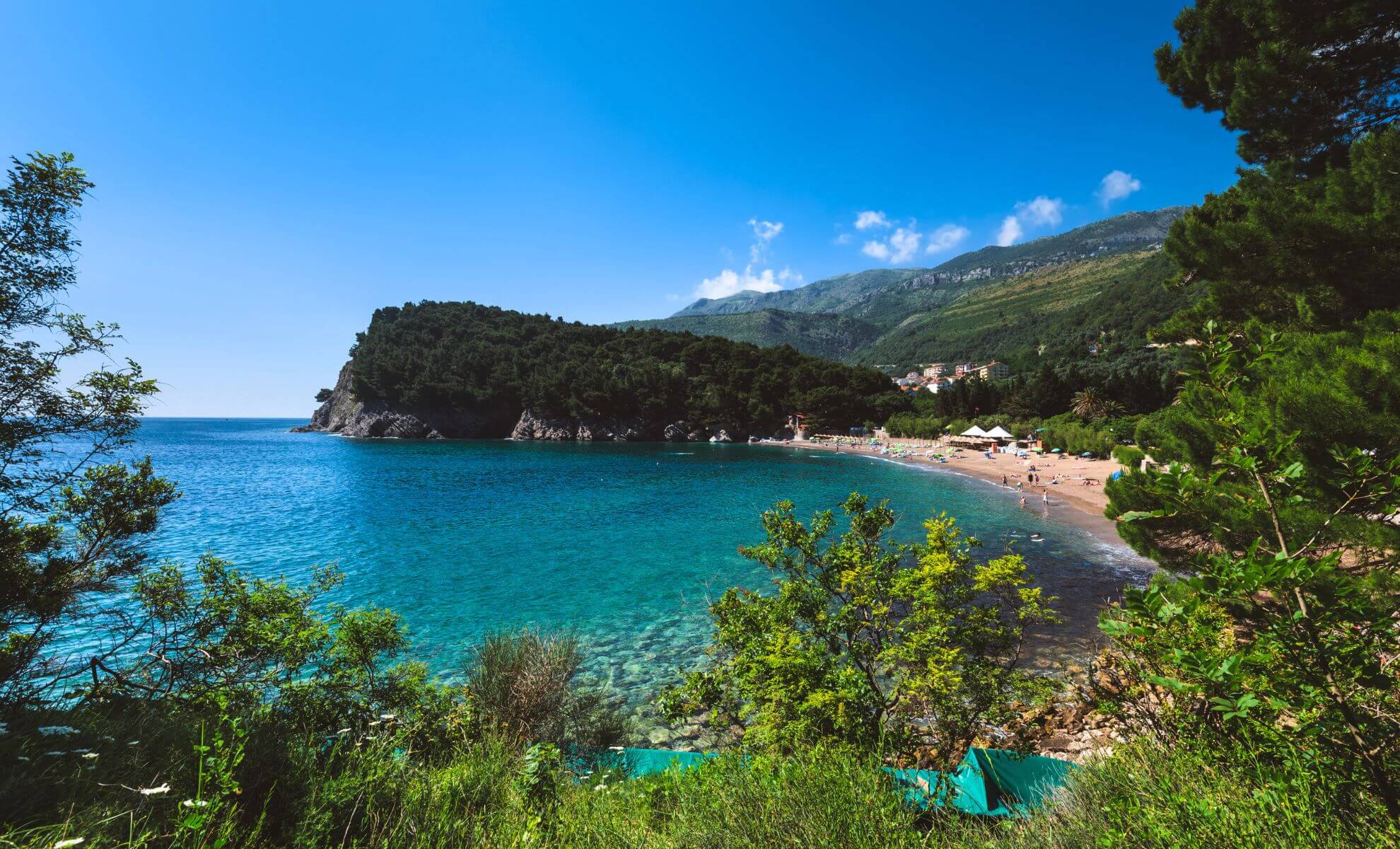 La plage Lucice, Monténégro