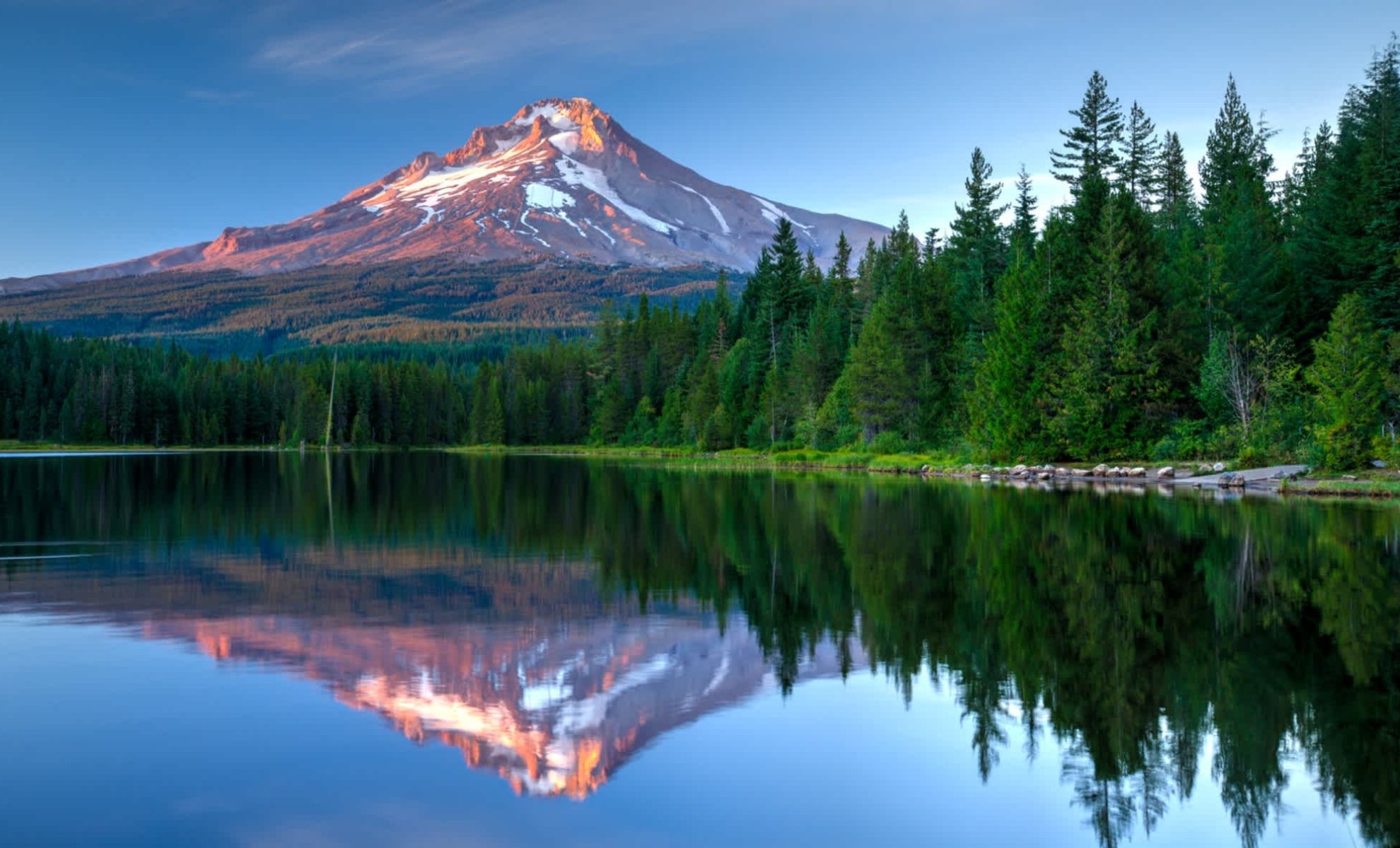 Lac Trillium, Oregon aux États-Unis