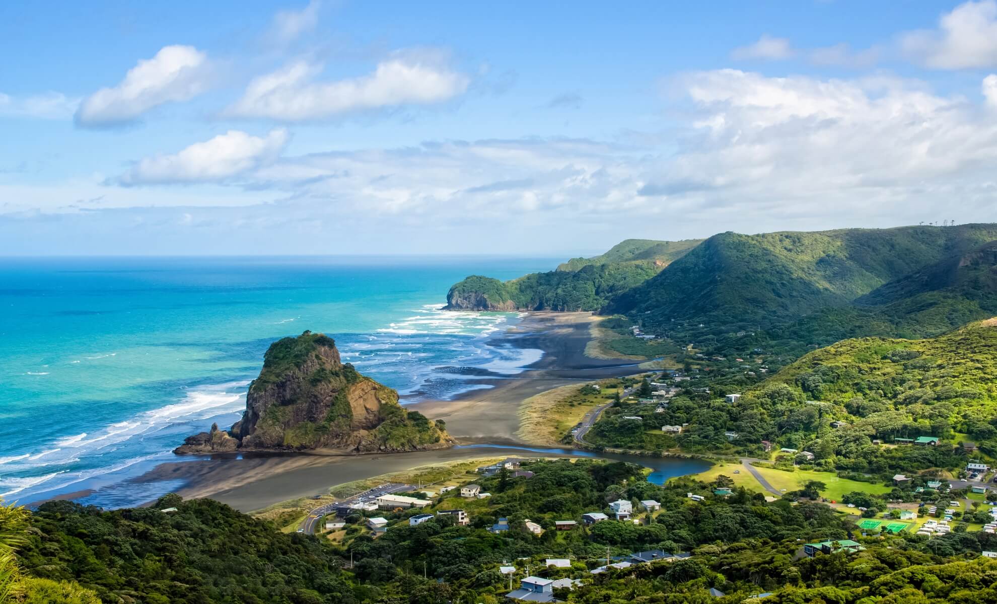 Piha, Auckland, Nouvelle-Zélande