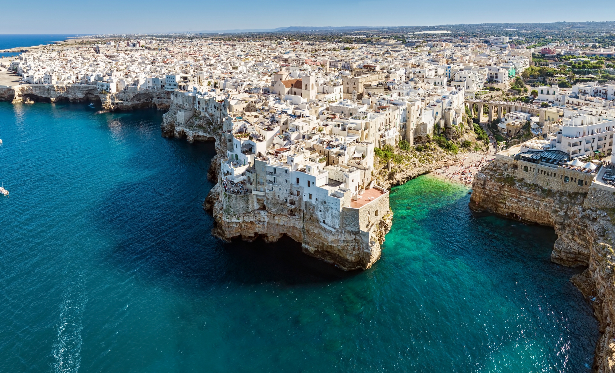 Polignano a Mare en Italie