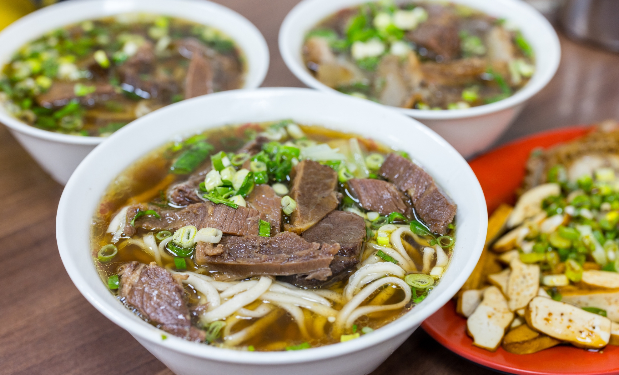 Din Tai Fung beef noodle soup, Singapour