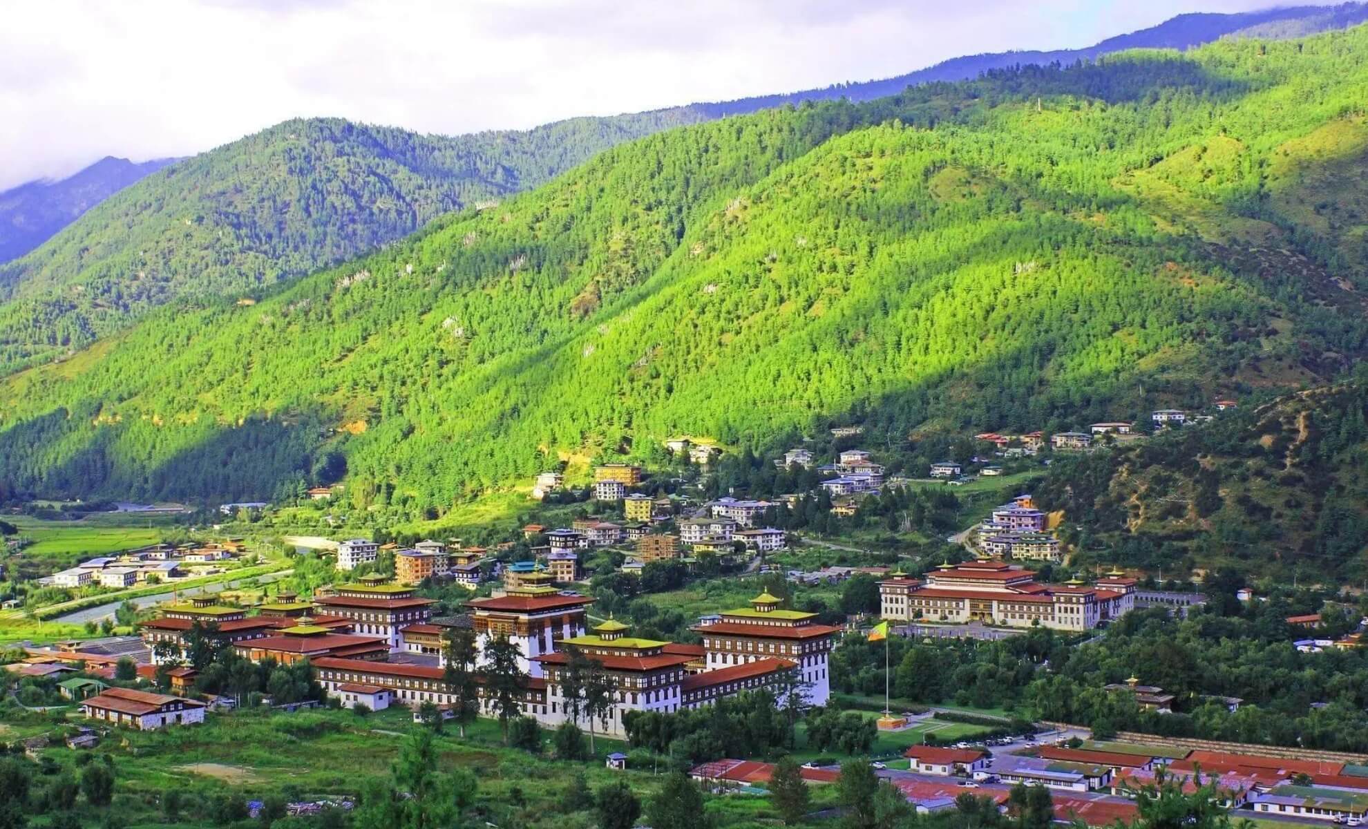 La vallée de Haa à Bhoutan