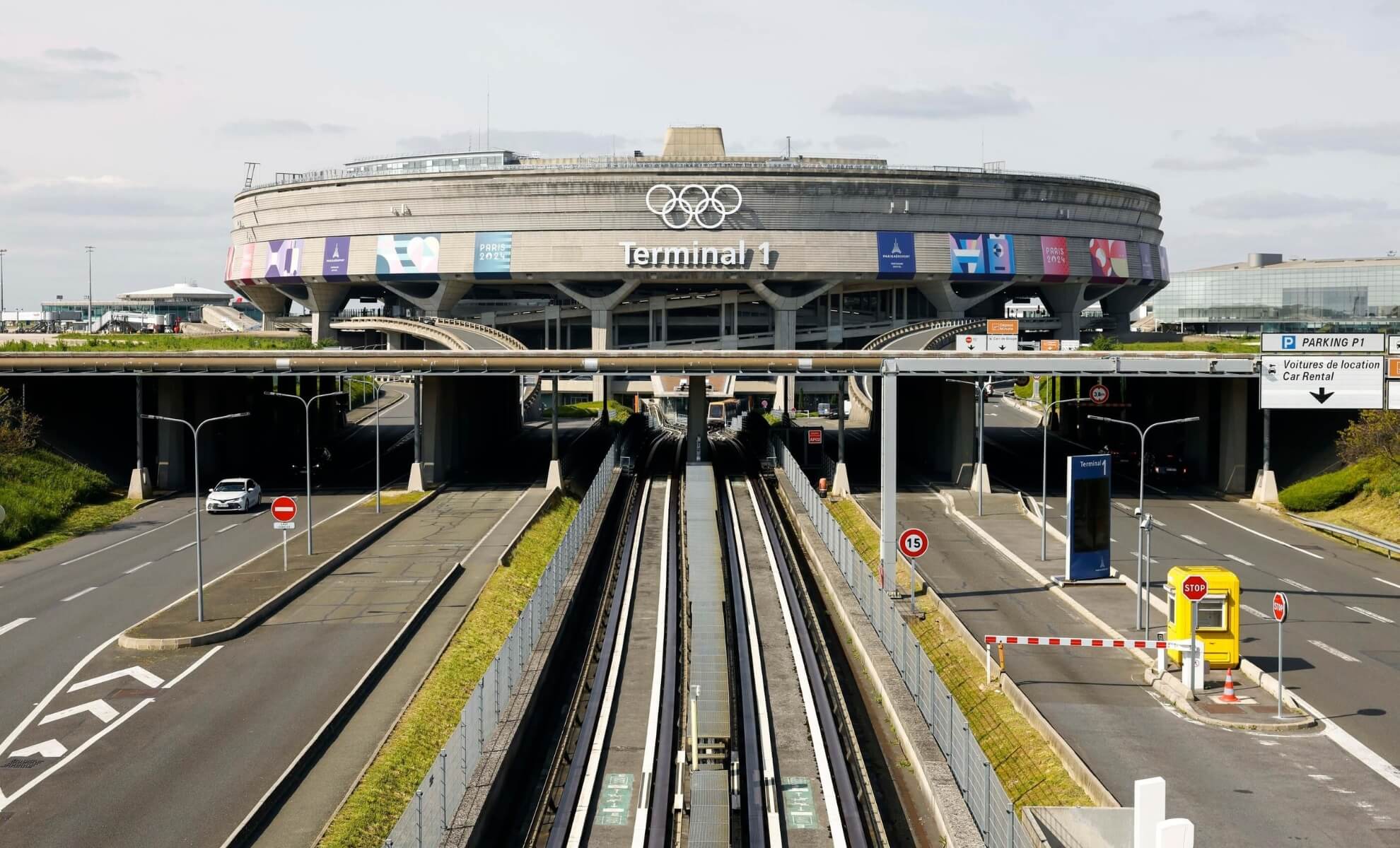 Le Terminal 1 de l'aéroport de Roissy-Charles-de-Gaulle