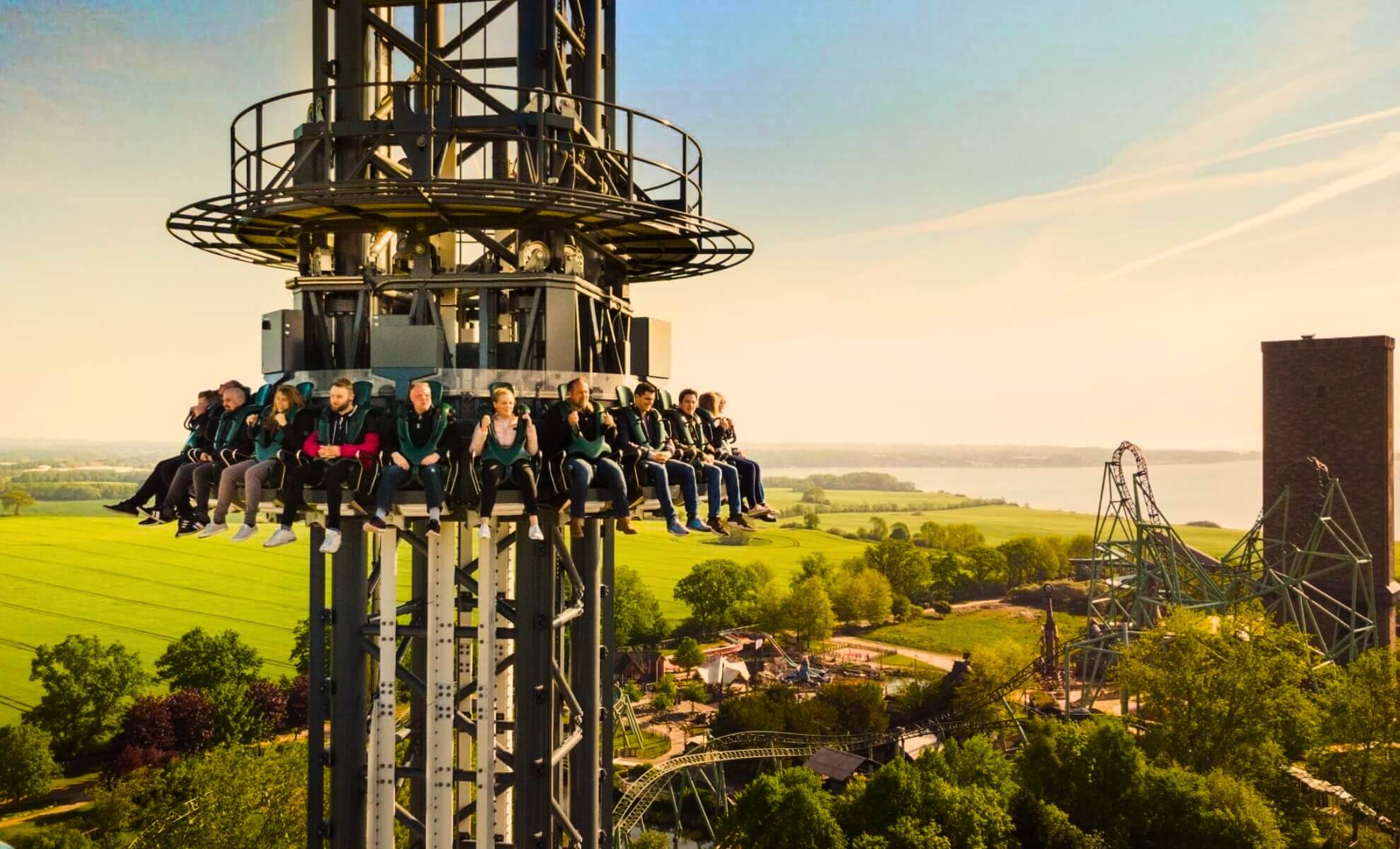 Le parc Hansa park en Allemagne