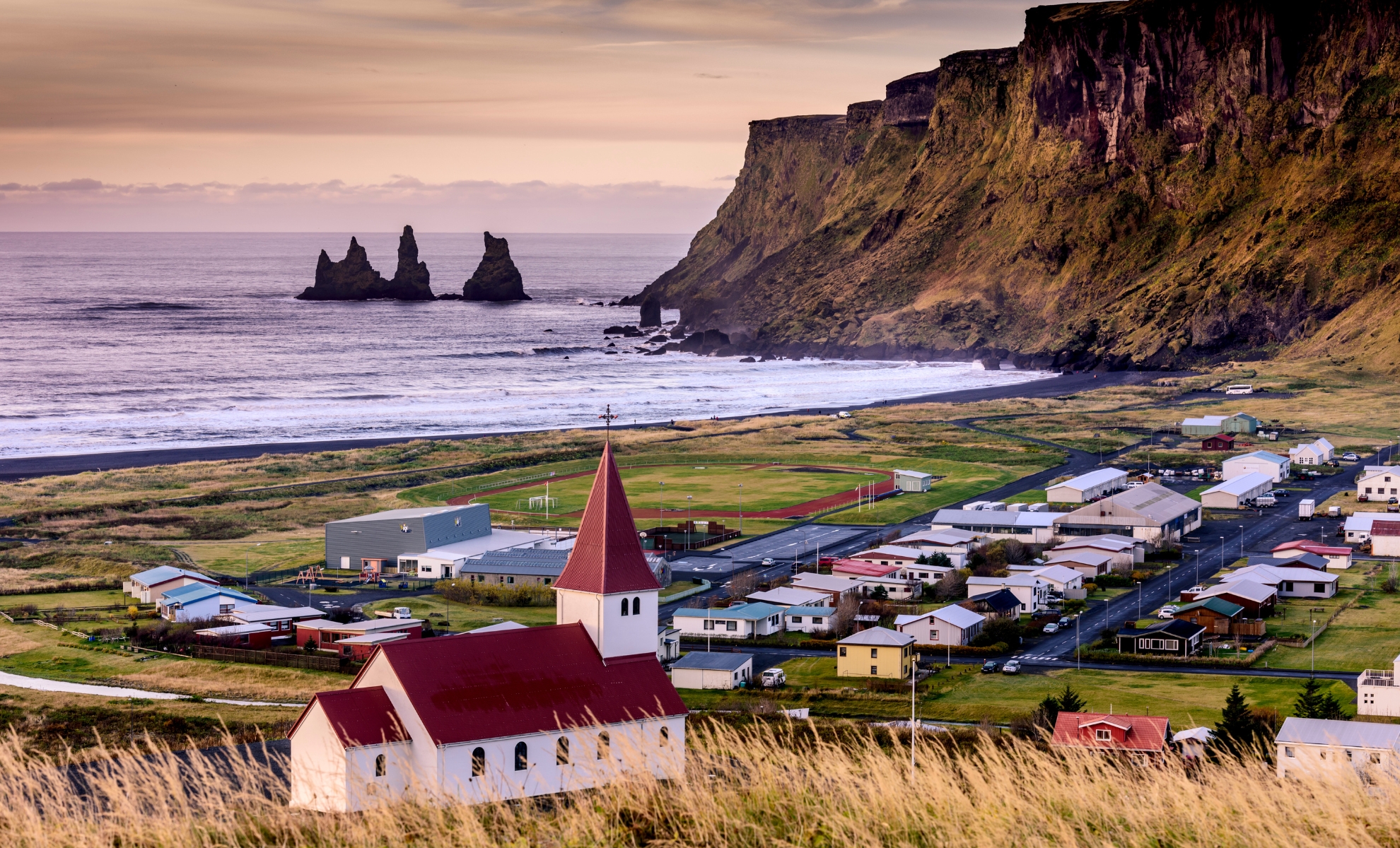 Le village de Vik en Islande